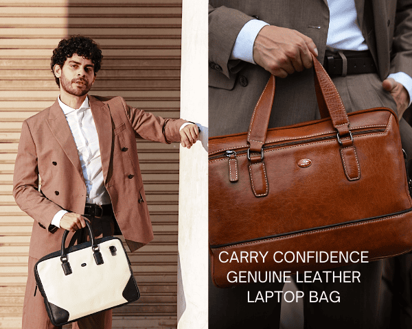 leather laptop bag by perf