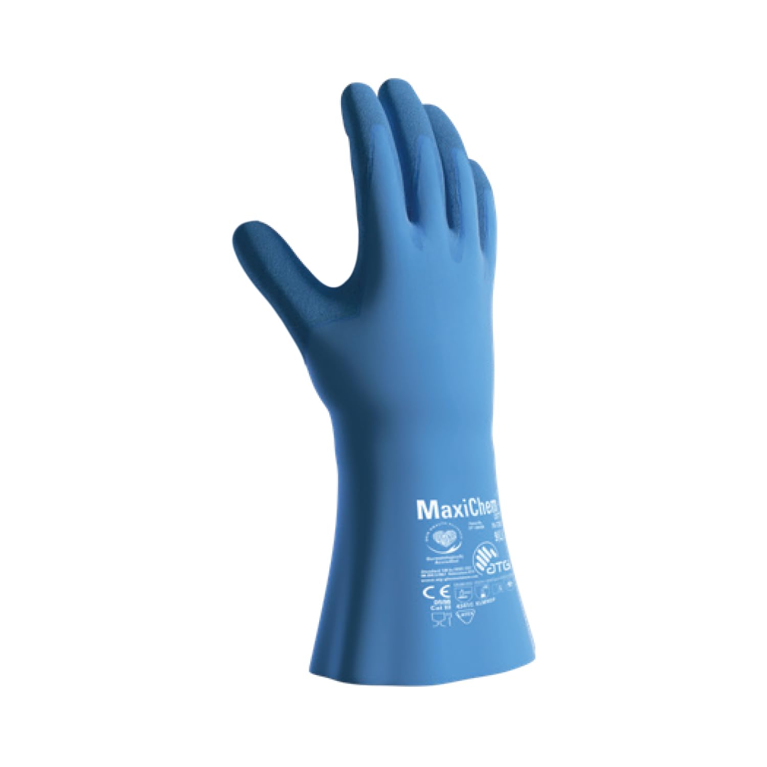ATG MaxiChem® Cut™ Secure Safety™ 76-733 - Chemical Resistant Gloves with Medium Cut Protection, 35 cm Gauntlet -12 PAIR PER BOX