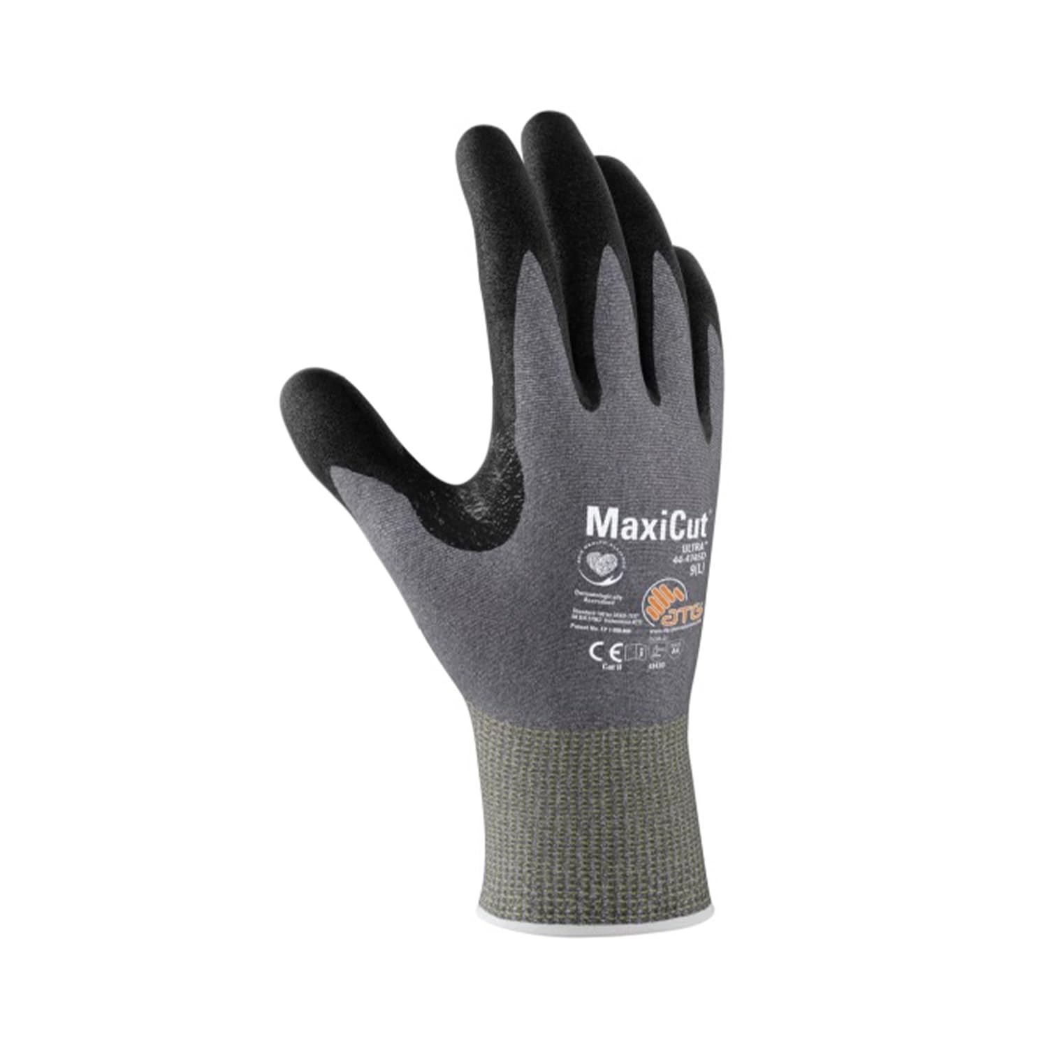 ATG MaxiCut® Ultra™ 44-4745D Cut Protection Gloves - Palm Coated, Touchscreen Compatible, Silicone-Free, Durable and Comfortable Gloves for Dry Environments -12 PAIR PER BOX