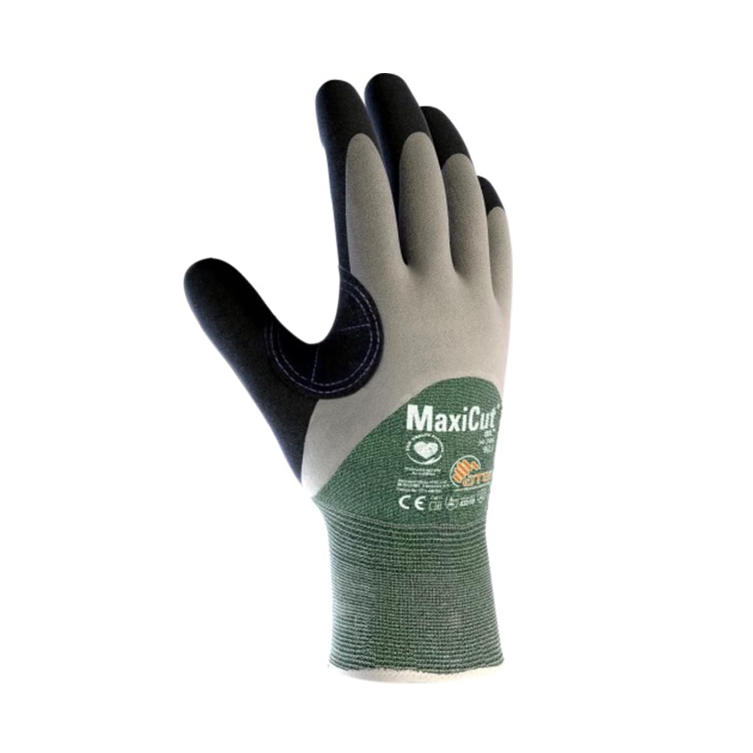 ATG MaxiCut® Oil™ 44-305 Cut-Resistant Gloves - 3/4 Coated, Flexibility & Dexterity, Oily/Wet Environments, Silicone-Free, EN 388 & EN 407 Certified -12 PAIR PER BOX