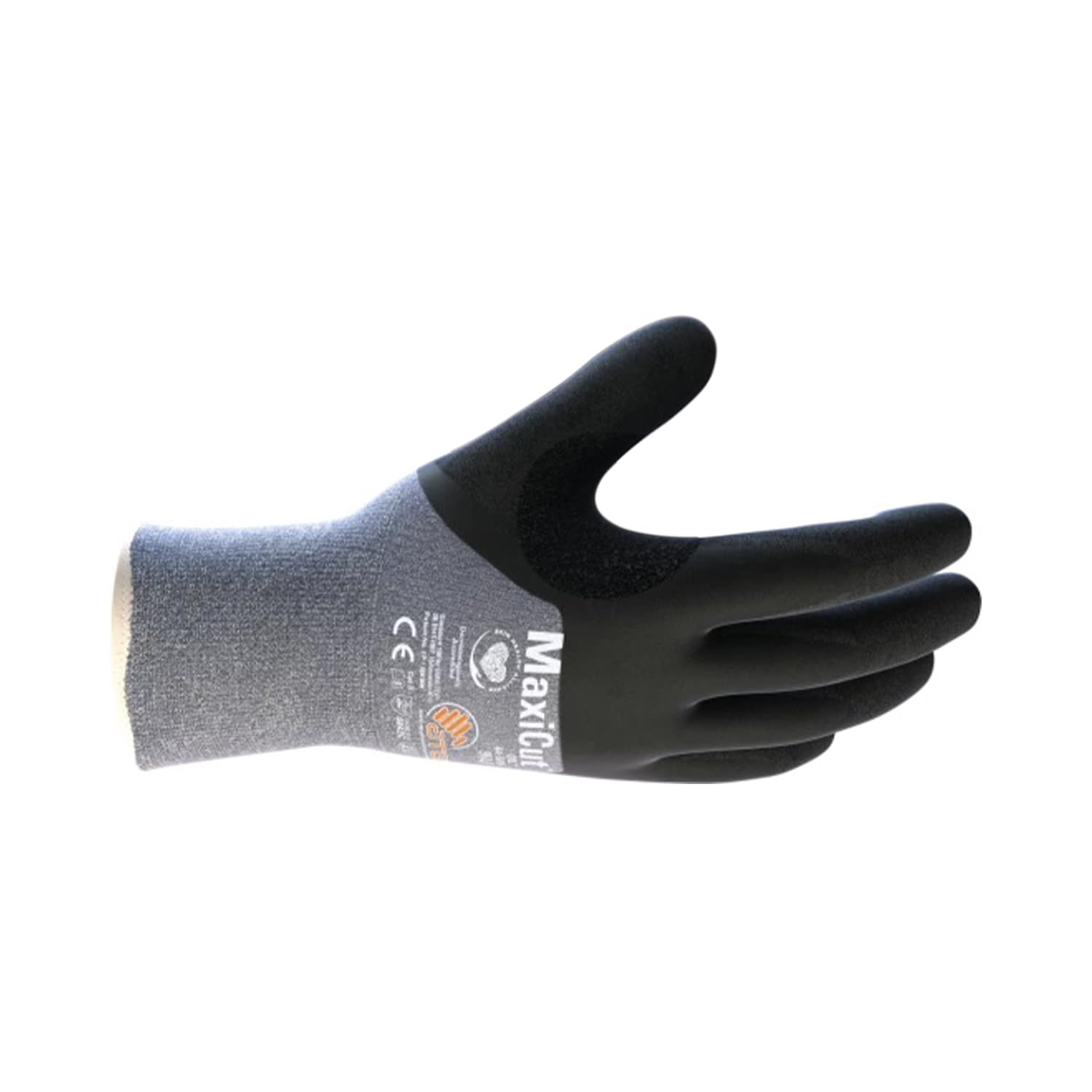 ATG MaxiCut® Oil™ 44-505 Cut Resistant Gloves - 3/4 Coated, 24 cm Length, 1.30 mm Palm Thickness, Silicone-Free, EN 388 & ANSI Certified, Ideal for Oily and Wet Environments -12 PAIR PER BOX