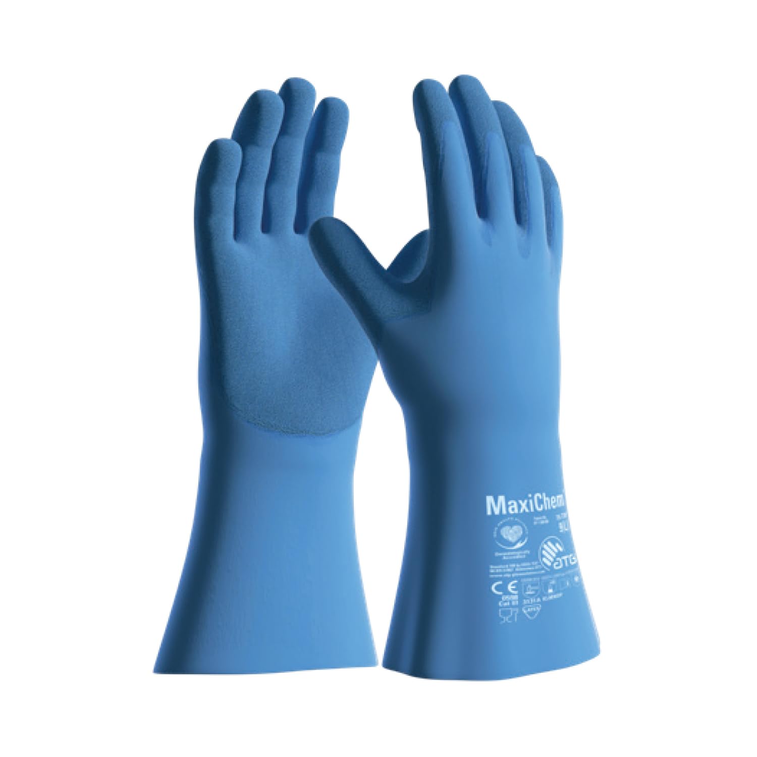 ATG MaxiChem® 76-730 Gauntlet Gloves with TRItech™ Technology - 35 cm Liquid Proof, Type A Certified-12 PAIR PER BOX