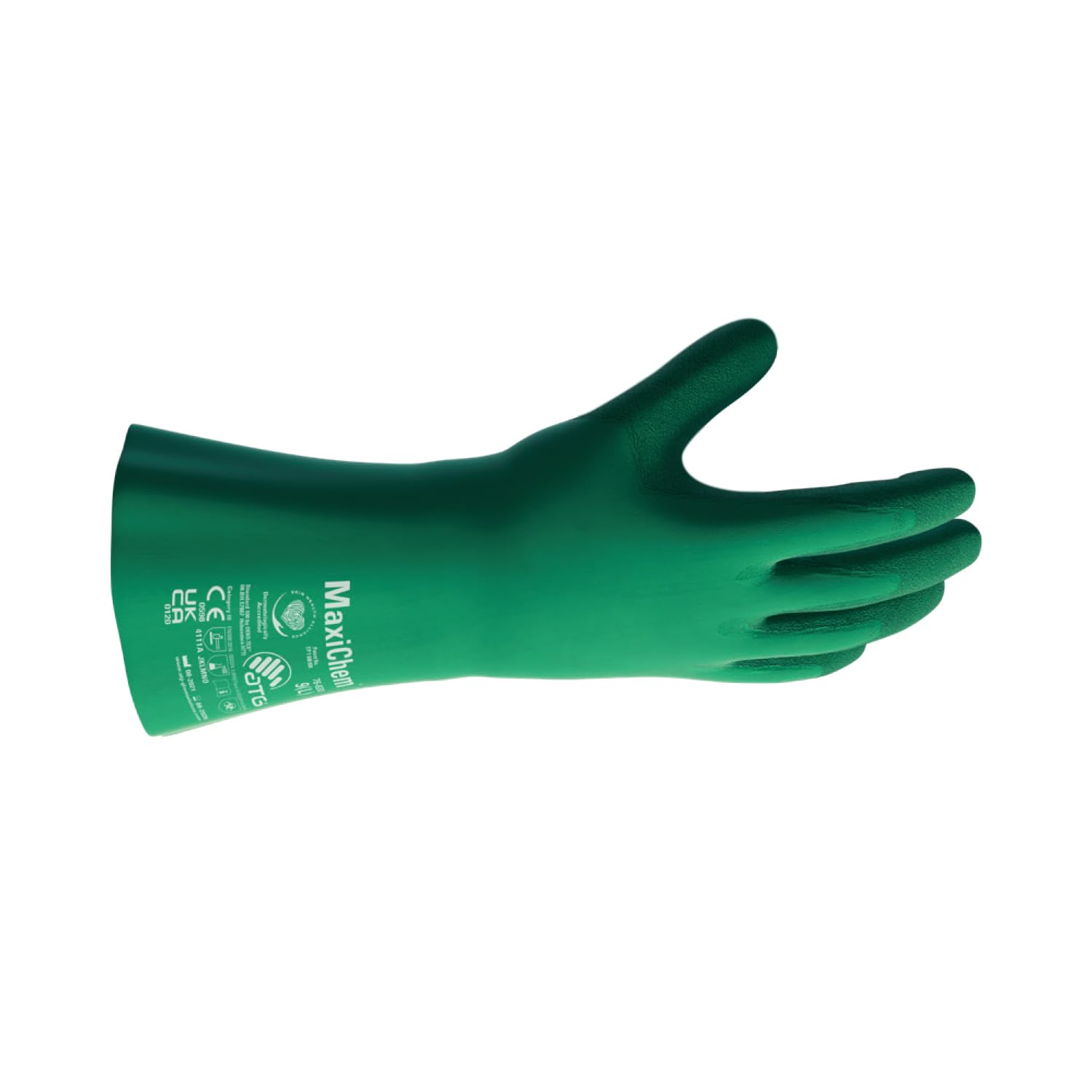 ATG MaxiChem® 76-830 Gauntlet Gloves with TRItech™ Technology - 35 cm Liquid Proof, Type A Certified -12 PAIR PER BOX