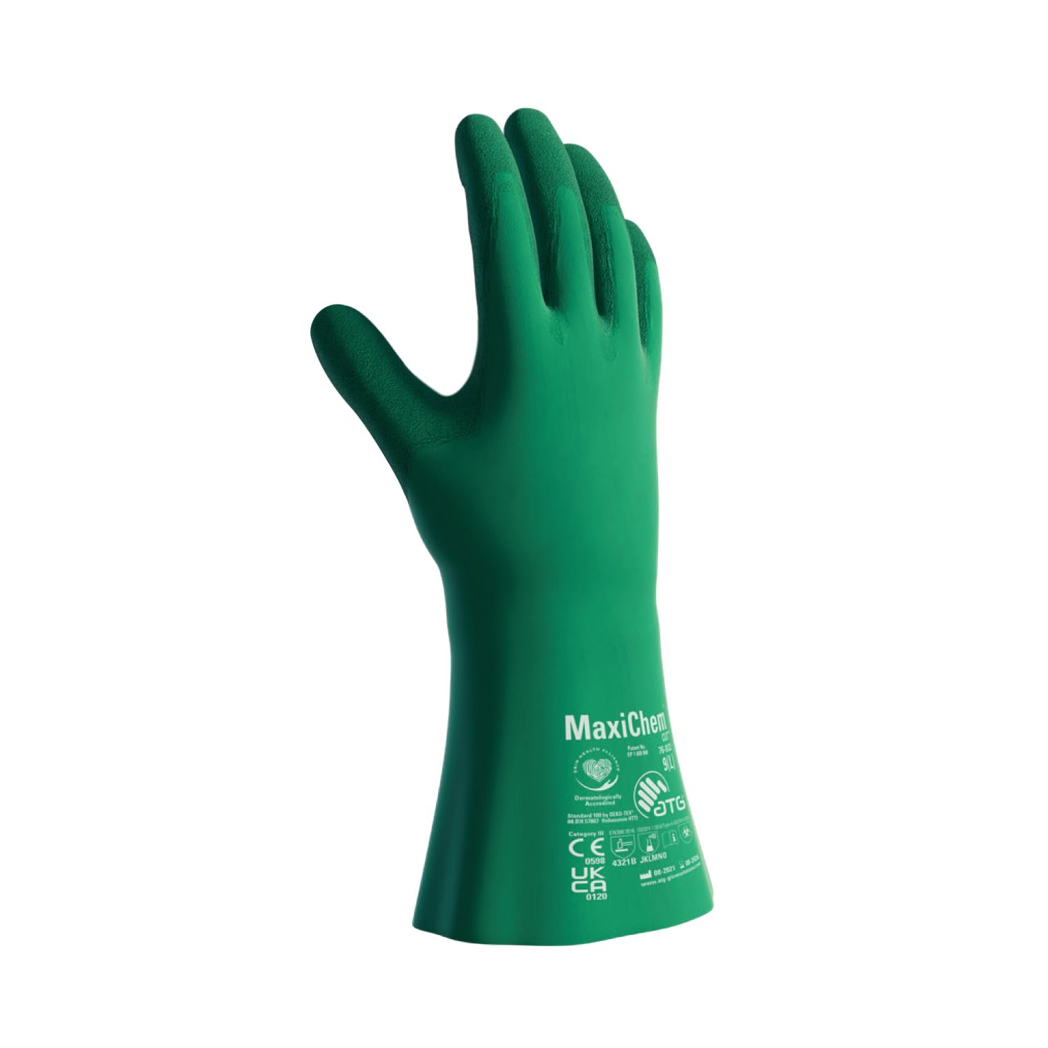 ATG MaxiChem® Cut™ with TRItech™ 76-833 - Liquid Proof, Cut Resistant Gauntlet Gloves (35 cm) -12 PAIR PER BOX