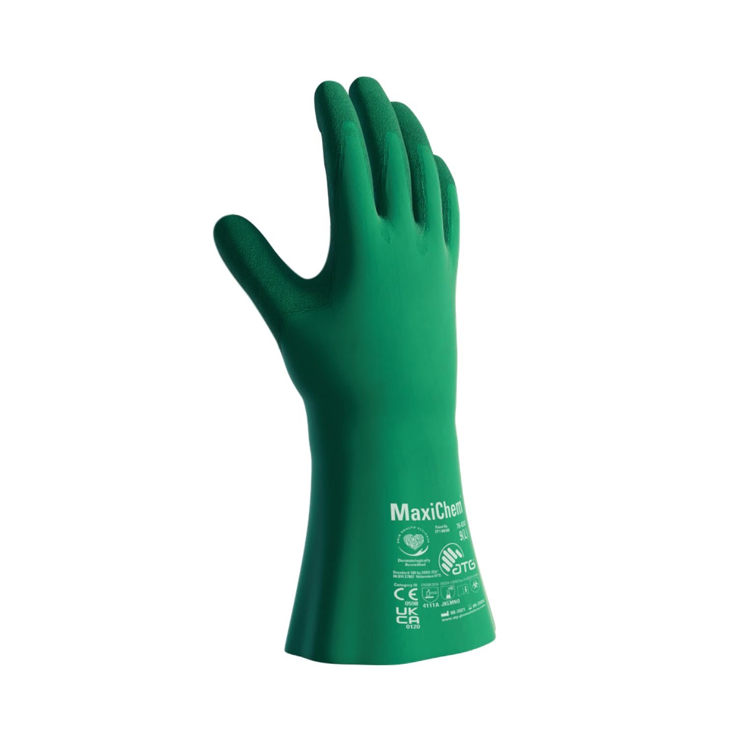 ATG MaxiChem® 76-830 Gauntlet Gloves with TRItech™ Technology - 35 cm Liquid Proof, Type A Certified -12 PAIR PER BOX