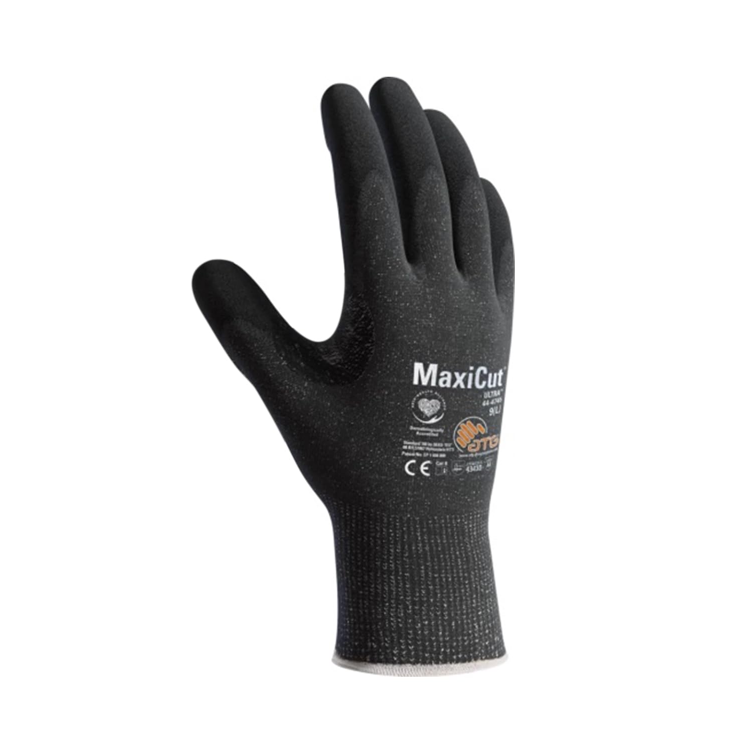 ATG MaxiCut® Ultra™ 44-4745D Cut Protection Gloves - Palm Coated, Touchscreen Compatible, Silicone-Free, Durable and Comfortable Gloves for Dry Environments -12 PAIR PER BOX