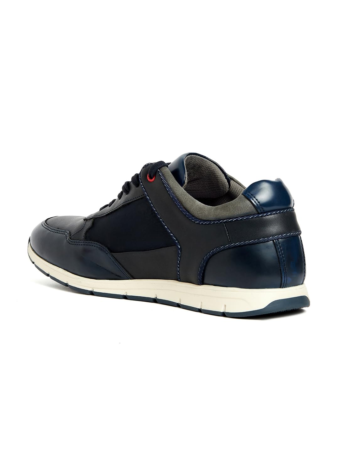PERF Men’s Navy Casual Sneakers - Stylish & Trendy PU Upper, Super Comfortable Cushion Insole, TPR Sole, All-Day Comfort Shoes