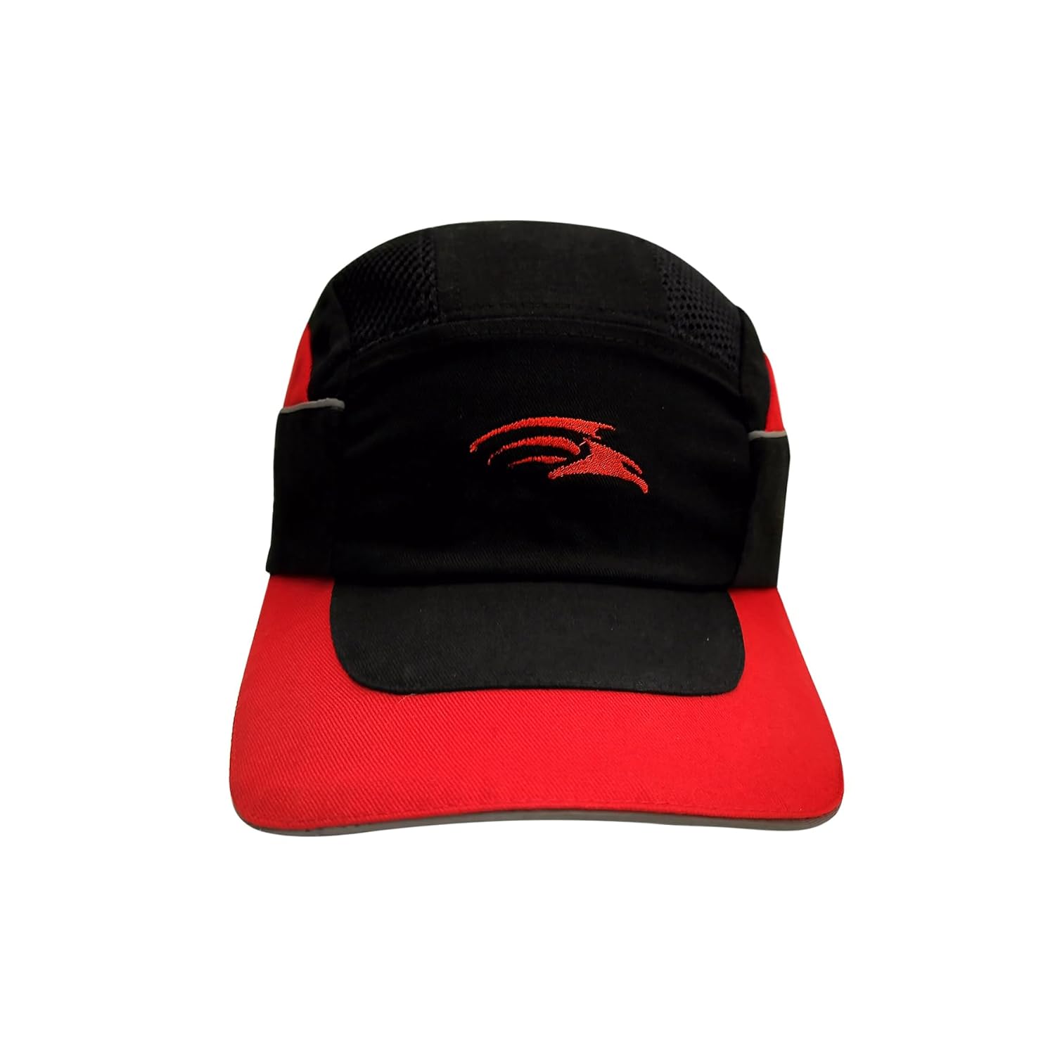 PERF Unisex Safety Bump Cap Long Peak Black Red | CE Certified