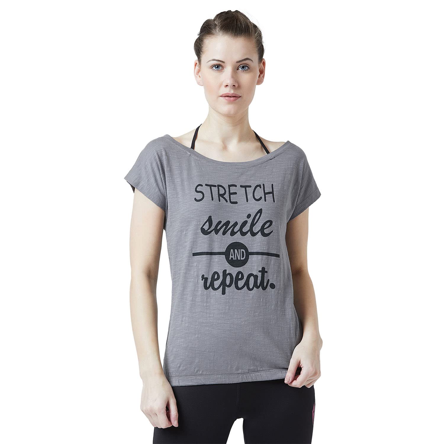 PERF Regular Fit Half Sleeve T-Shirt for Women (PWCSTE19008)