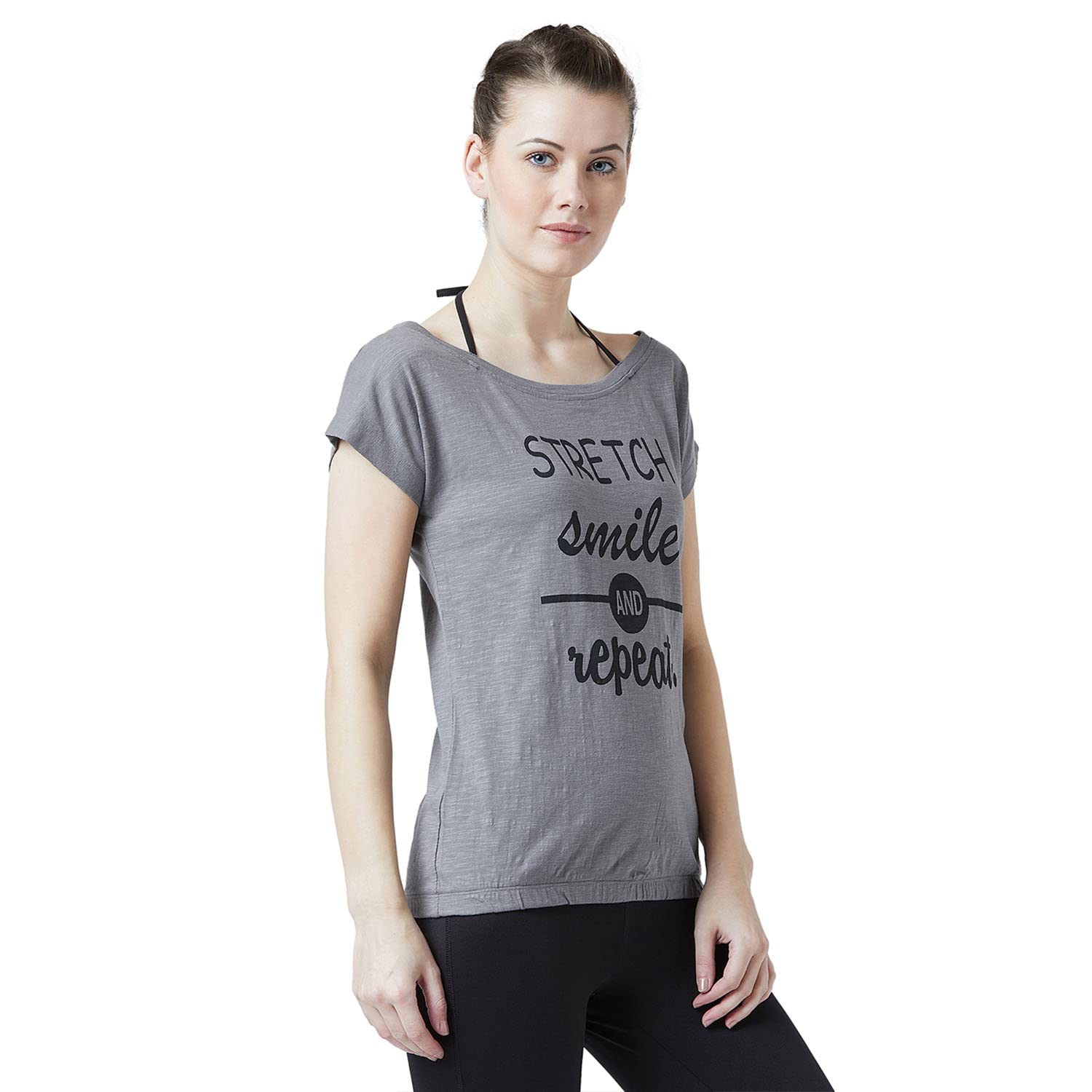 PERF Regular Fit Half Sleeve T-Shirt for Women (PWCSTE19008)