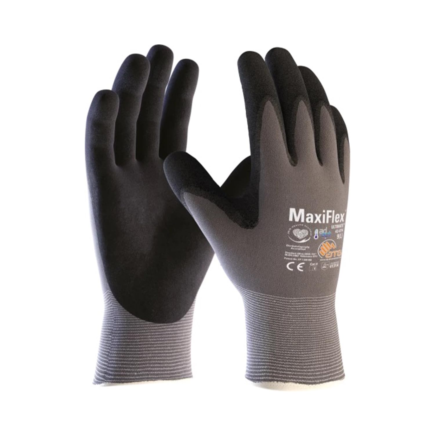 ATG MaxiFlex® Ultimate™ 34-874 Precision Handling Gloves - Silicone Free, Touchscreen Compatible, FDA Compliant -12 PAIR PER BOX