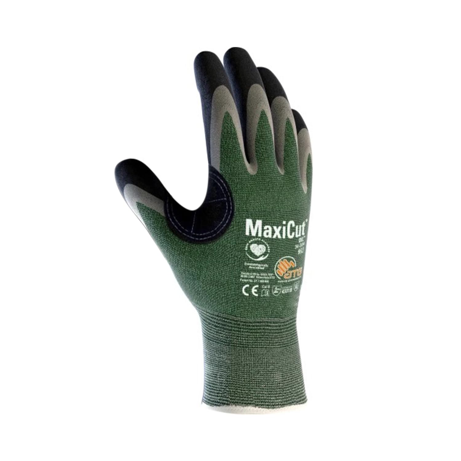 ATG MaxiCut® Oil™ 34-305 - 3/4 Coated Cut Protection Gloves for Oily and Wet Environments, 25 cm Length -12 PAIR PER BOX