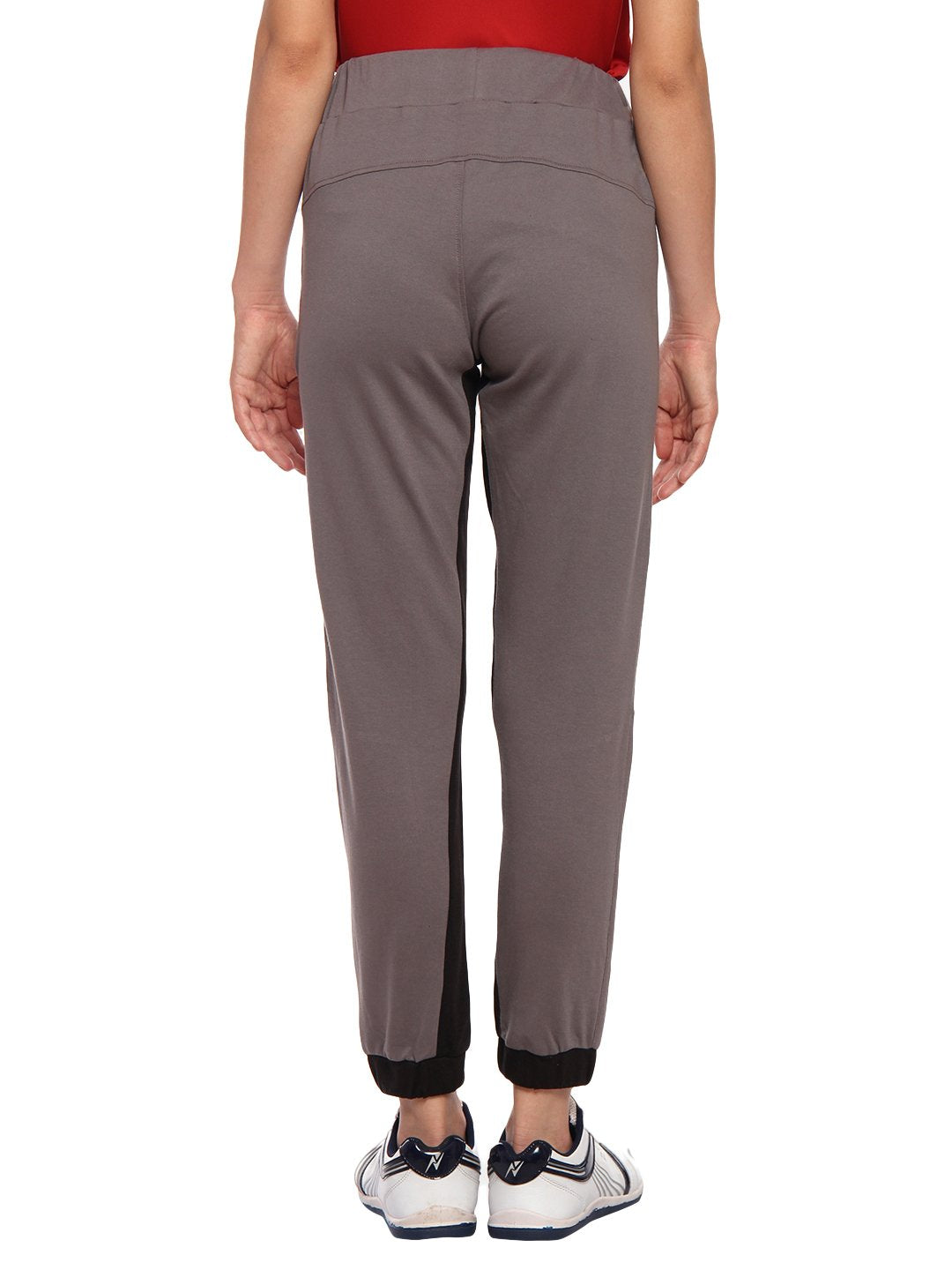 PERF Steelgray Women Terry Transfer Classic Pant