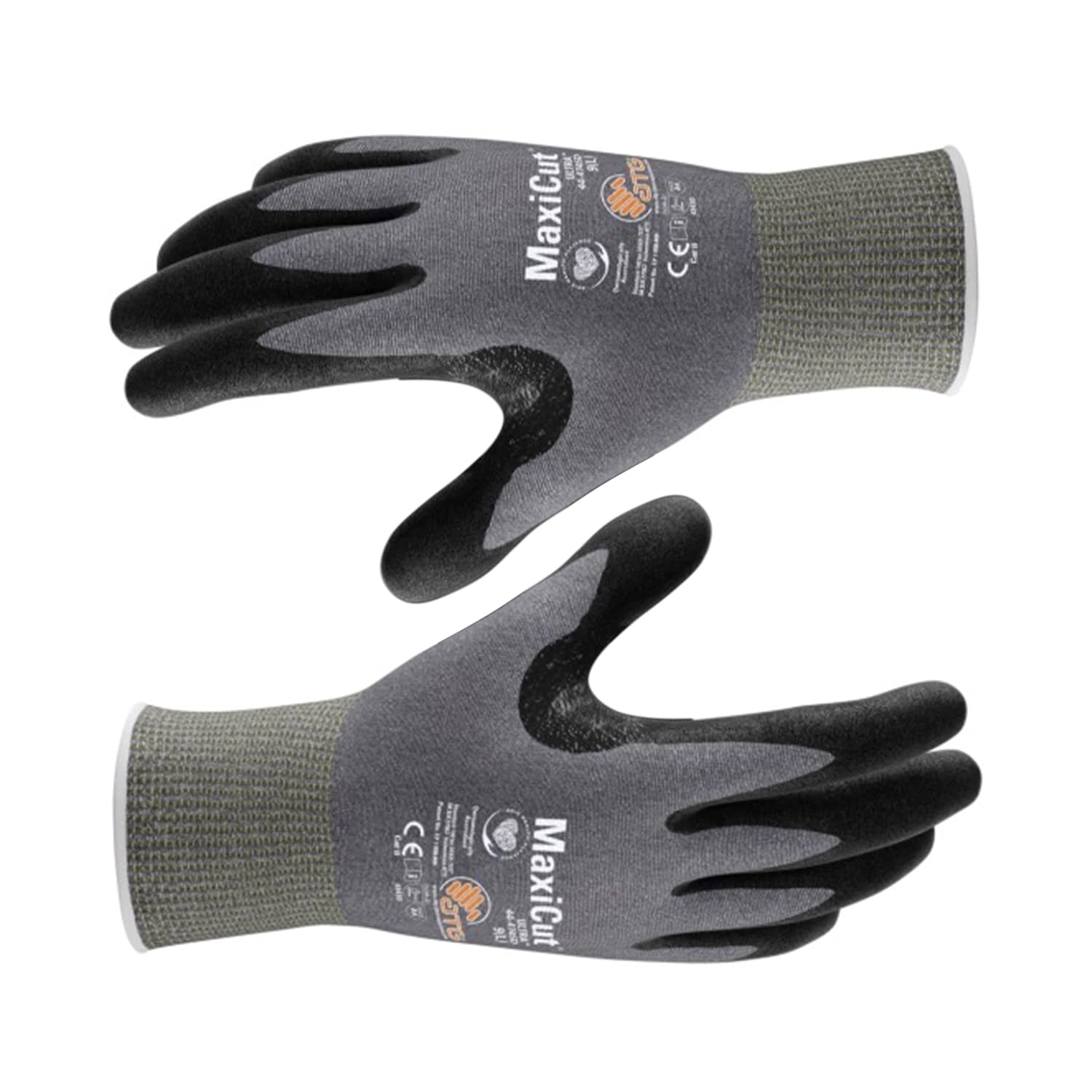 ATG MaxiCut® Ultra™ 44-4745D Cut Protection Gloves - Palm Coated, Touchscreen Compatible, Silicone-Free, Durable and Comfortable Gloves for Dry Environments -12 PAIR PER BOX