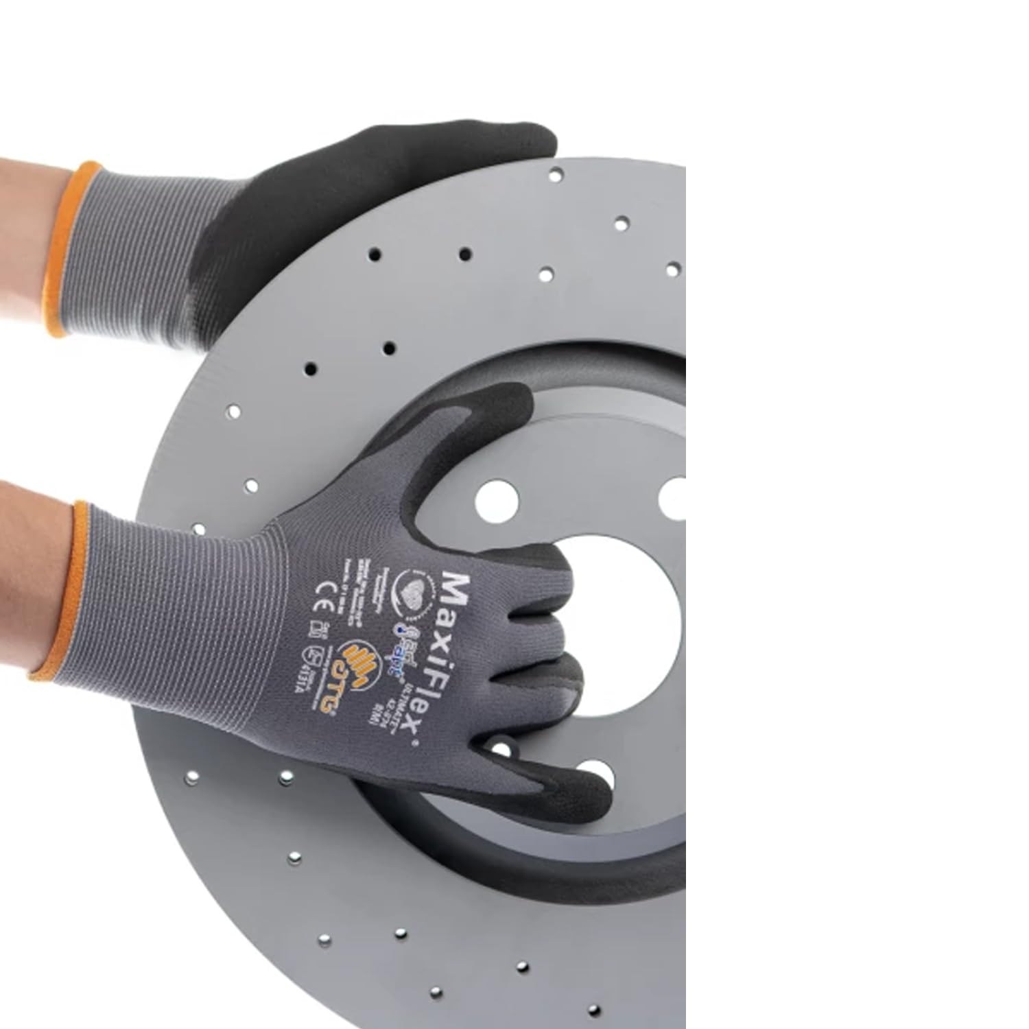 ATG MaxiFlex® Ultimate™ 34-874 Precision Handling Gloves - Silicone Free, Touchscreen Compatible, FDA Compliant -12 PAIR PER BOX