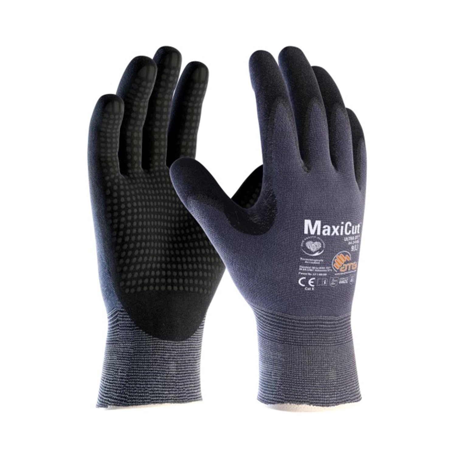ATG MaxiCut® Ultra DT™ 44-3445 Cut Protection Gloves - Palm Coated, Touchscreen Compatible, FDA Compliant, Durable and Comfortable for Dry Environments -12 PAIR PER BOX