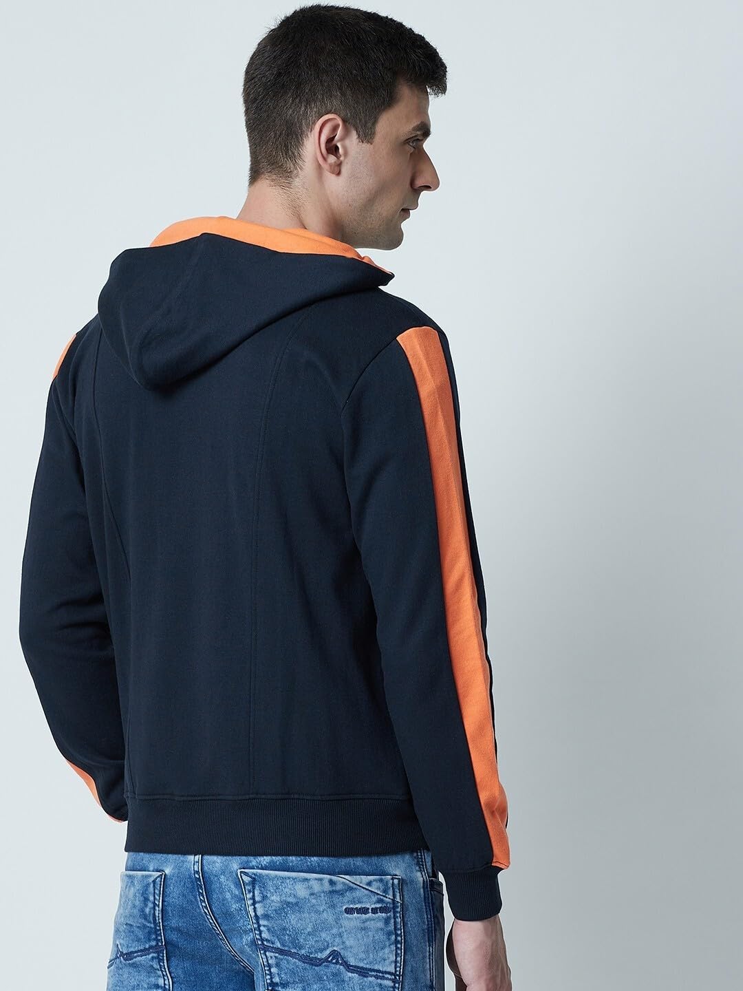 PERF Men's Cotton Sweatshirt, Regular Fit, Slim Fit, Hooded Neck, Long Sleeve, Regular Length, Sweatshirt for Men, Warm Soft Sweatshirt