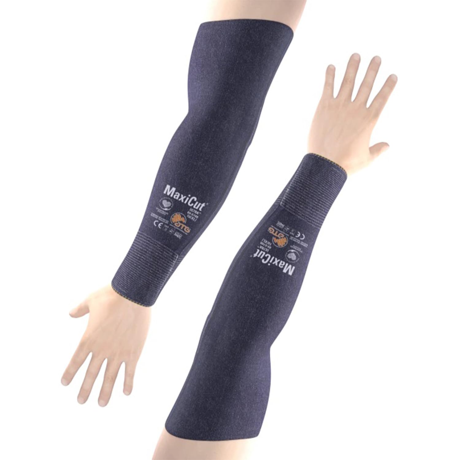 ATG MaxiCut® Ultra™ 89-5745 Cut Protection Sleeves, 45.5 cm Length, High Cut Resistance, Silicone-Free, EN 388 Certified -12 PAIR PER BOX