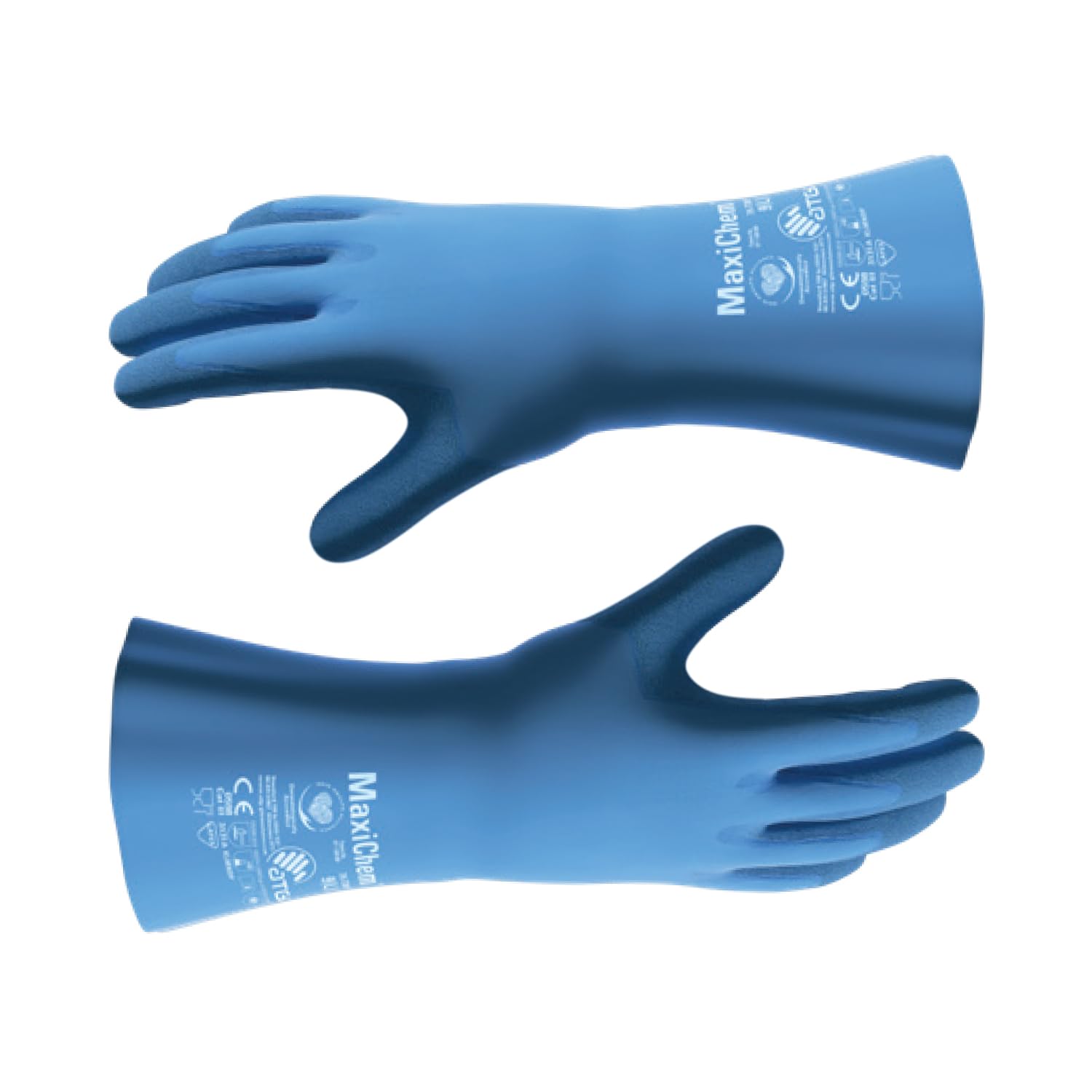 ATG MaxiChem® 76-730 Gauntlet Gloves with TRItech™ Technology - 35 cm Liquid Proof, Type A Certified-12 PAIR PER BOX