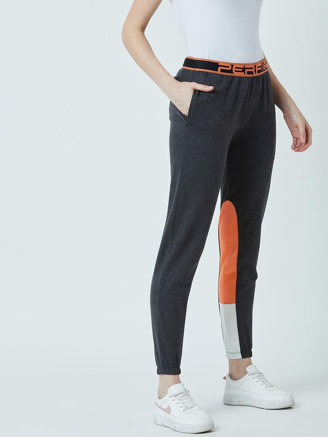 PERF Women's Cotton Track Pants, Regular Fit, Ankle Length, Pull On Closure, Casual wear, Outdoor Activity, Runnig Jogger