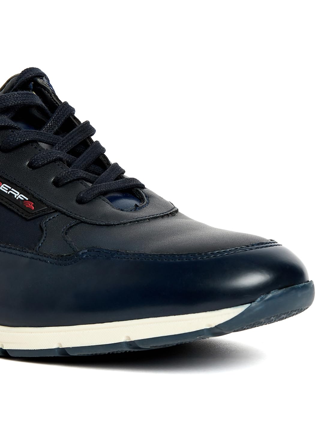 PERF Men’s Navy Casual Sneakers - Stylish & Trendy PU Upper, Super Comfortable Cushion Insole, TPR Sole, All-Day Comfort Shoes