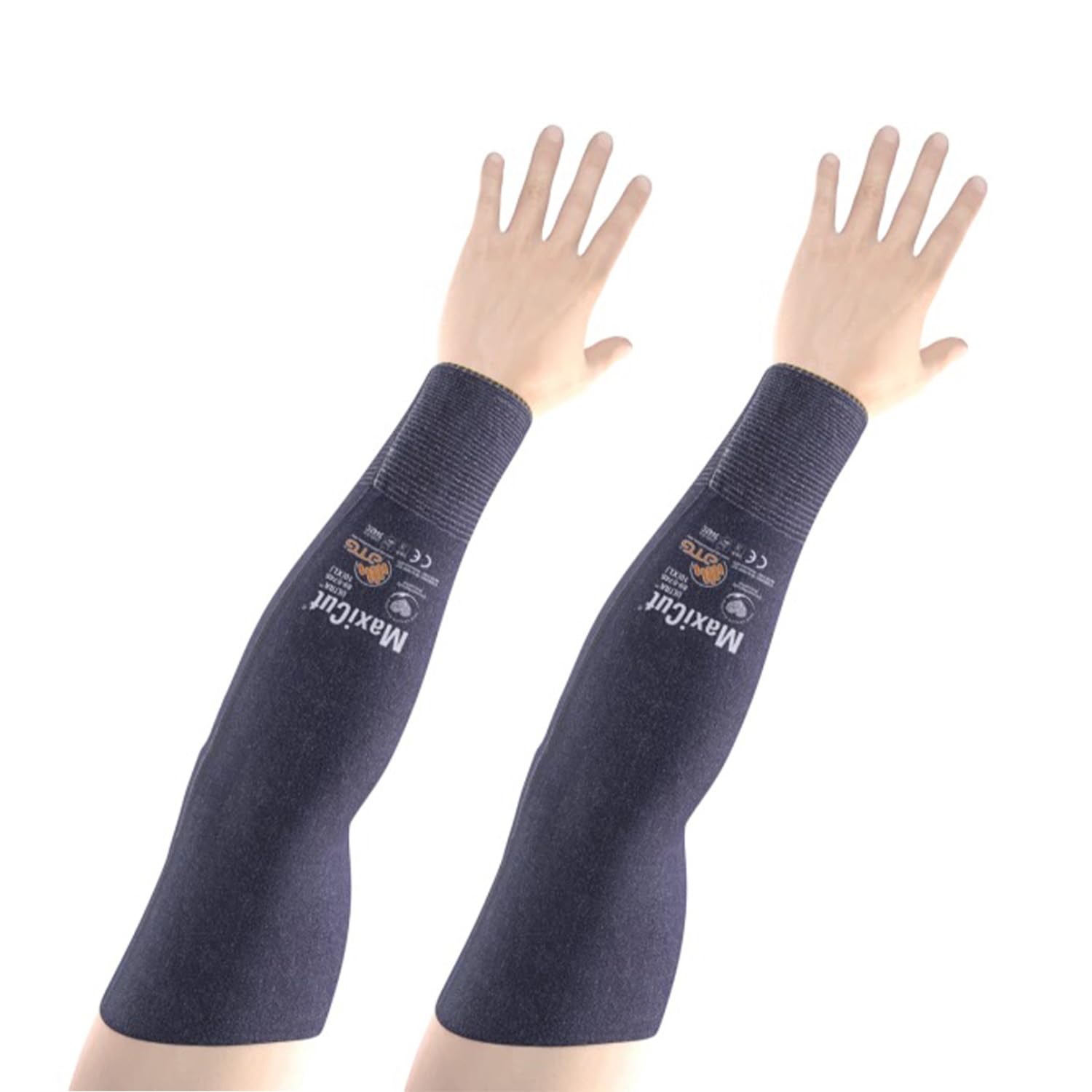 ATG MaxiCut® Ultra™ 89-5745 Cut Protection Sleeves, 45.5 cm Length, High Cut Resistance, Silicone-Free, EN 388 Certified -12 PAIR PER BOX