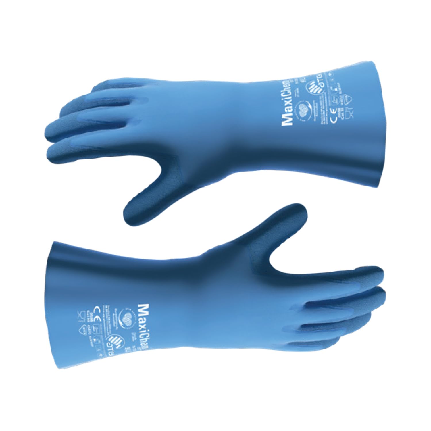 ATG MaxiChem® Cut™ Secure Safety™ 76-733 - Chemical Resistant Gloves with Medium Cut Protection, 35 cm Gauntlet -12 PAIR PER BOX