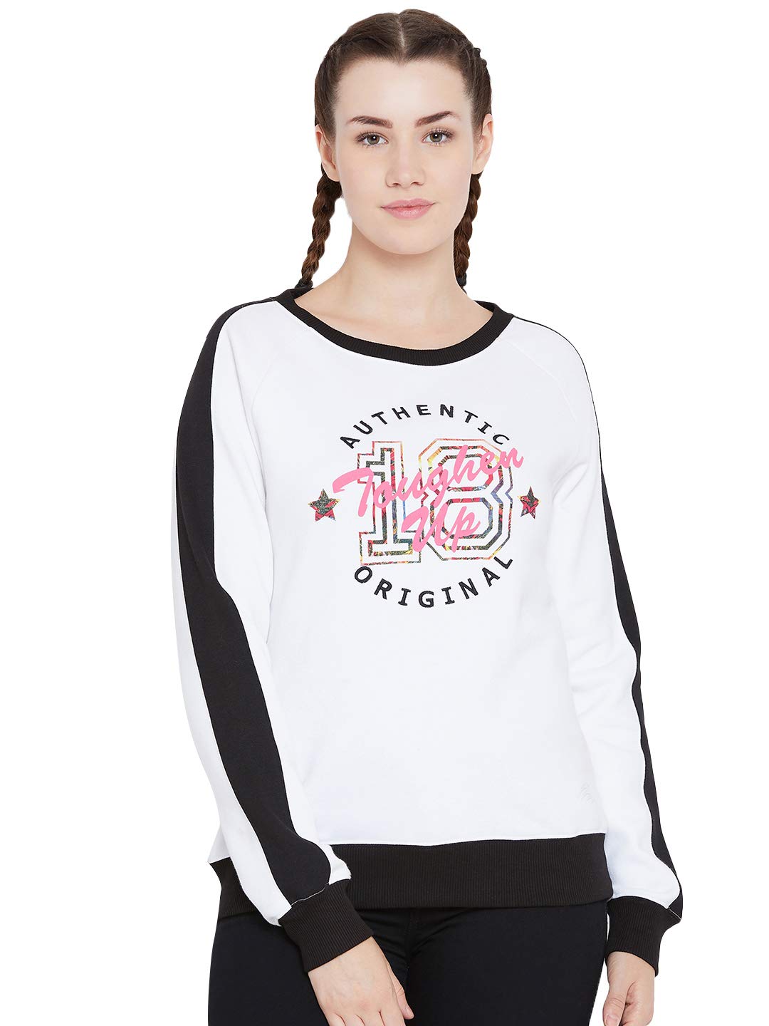 PERF Women's Rise & Shine Sweatshirts White Top