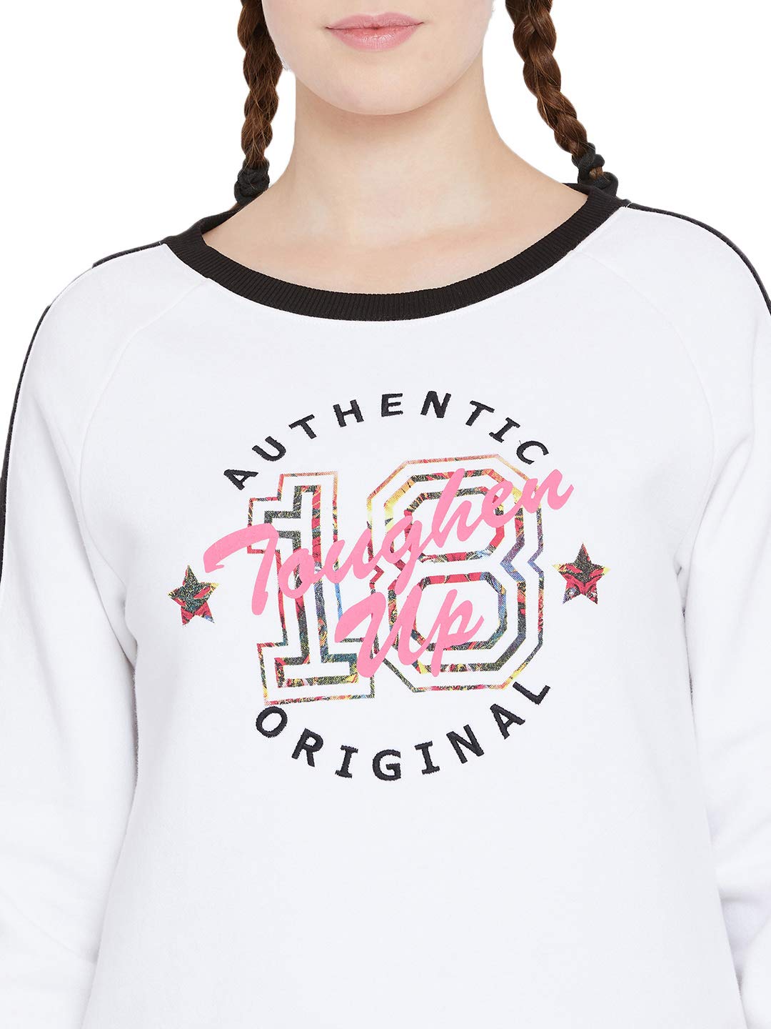 PERF Women's Rise & Shine Sweatshirts White Top