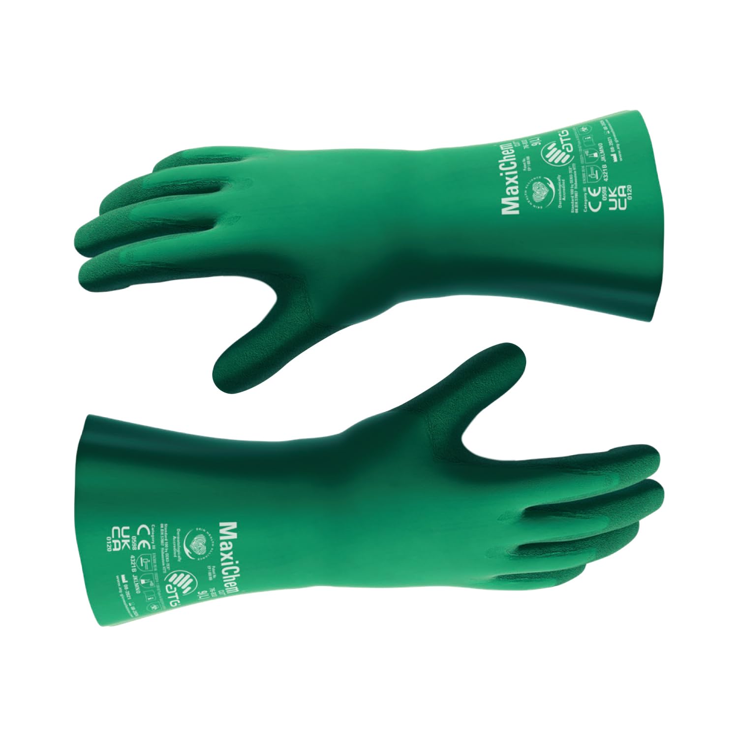 ATG MaxiChem® Cut™ with TRItech™ 76-833 - Liquid Proof, Cut Resistant Gauntlet Gloves (35 cm) -12 PAIR PER BOX