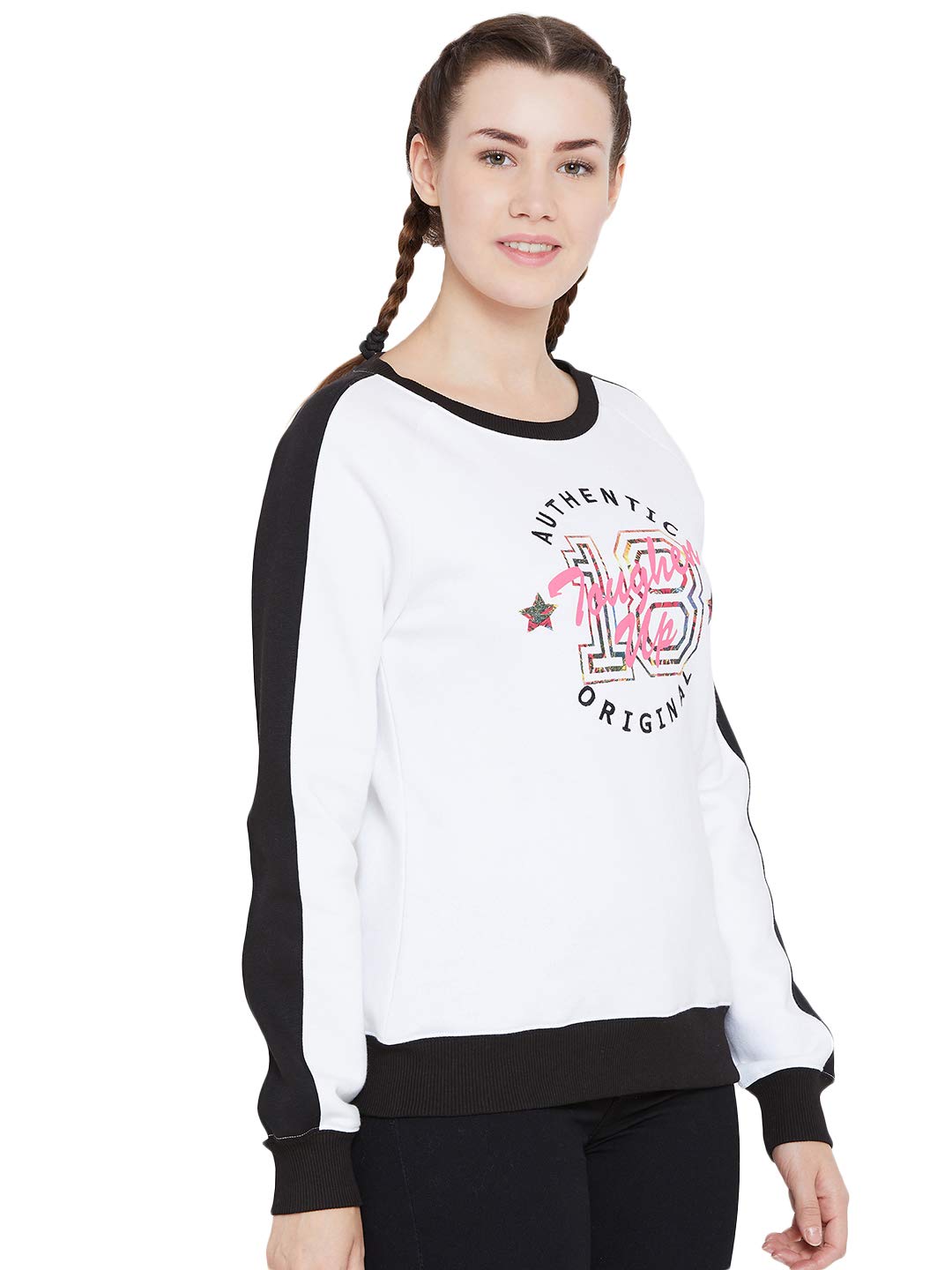 PERF Women's Rise & Shine Sweatshirts White Top
