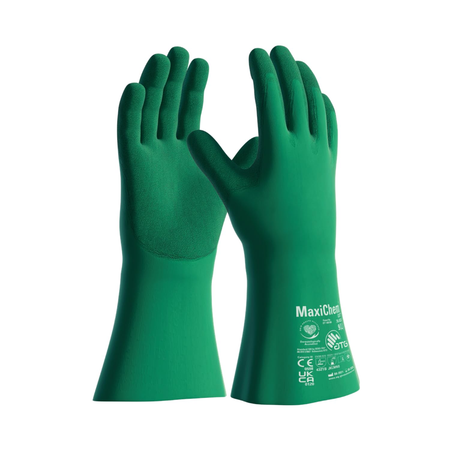 ATG MaxiChem® Cut™ with TRItech™ 76-833 - Liquid Proof, Cut Resistant Gauntlet Gloves (35 cm) -12 PAIR PER BOX