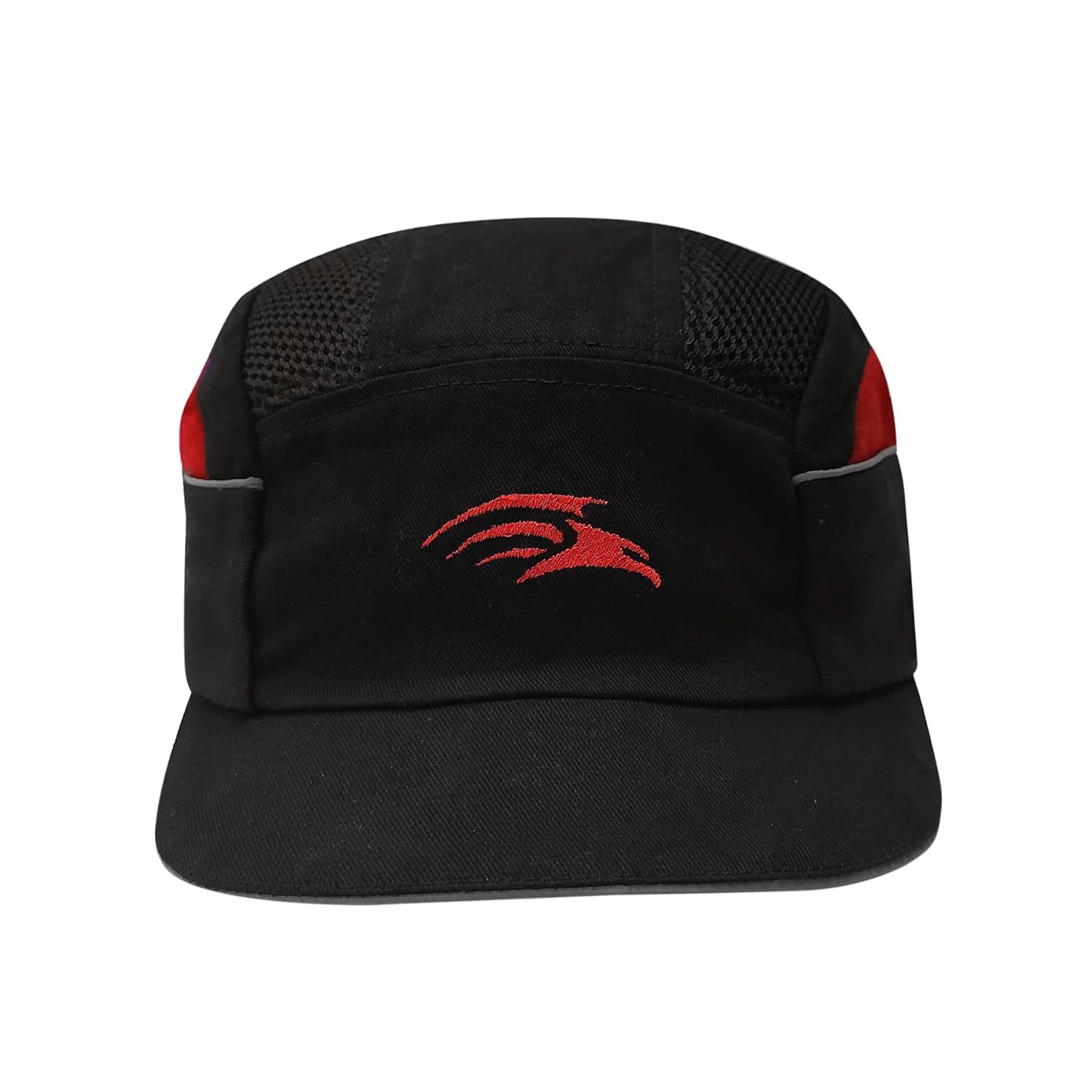 PERF Unisex Safety Bump Cap Short Peak Black Red | CE Certified