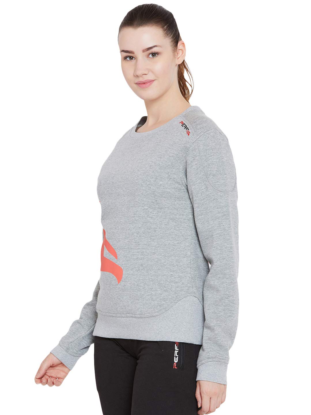 PERF Women's Sweatshirts Light Grey Heather Top