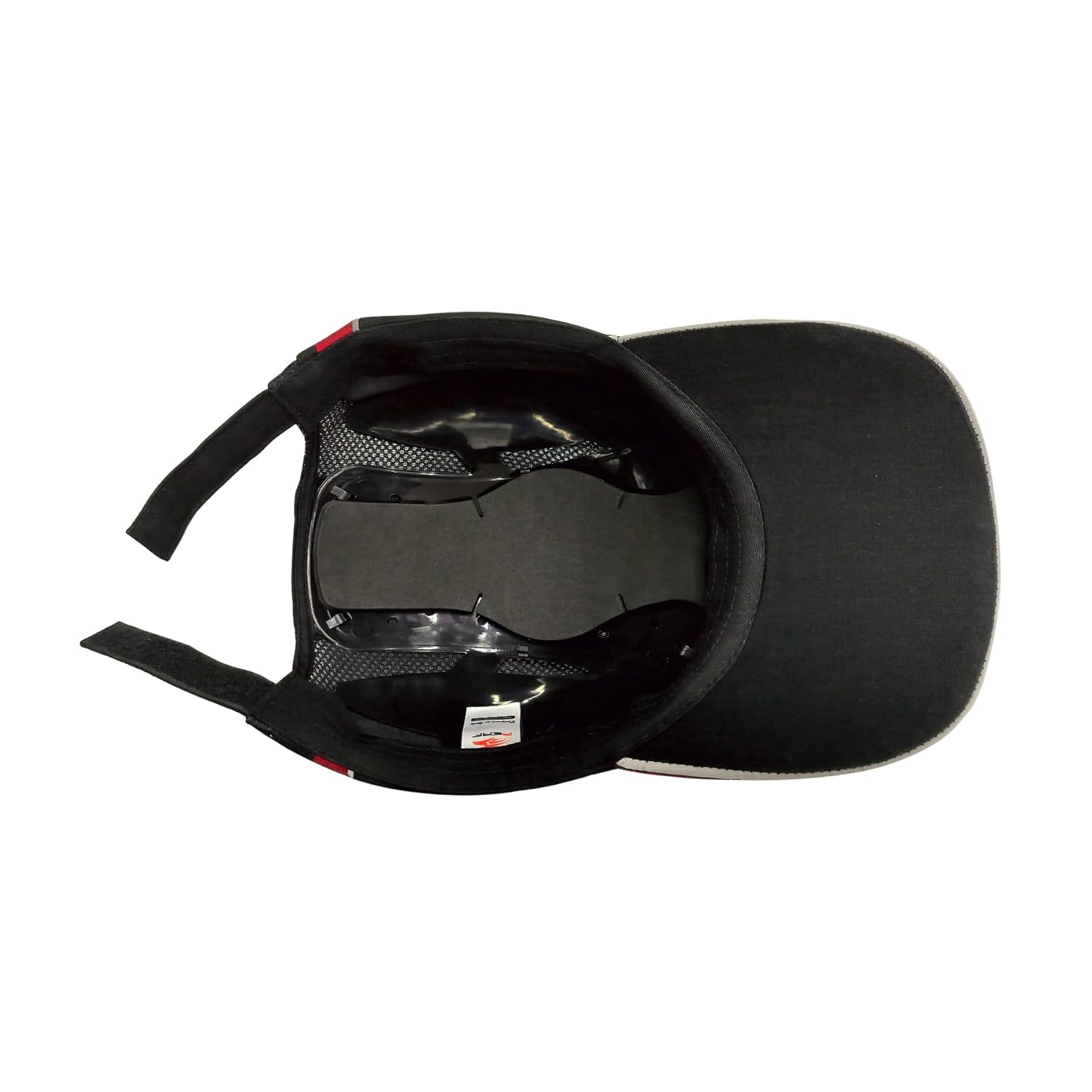 PERF Unisex Safety Bump Cap Long Peak Black Red | CE Certified
