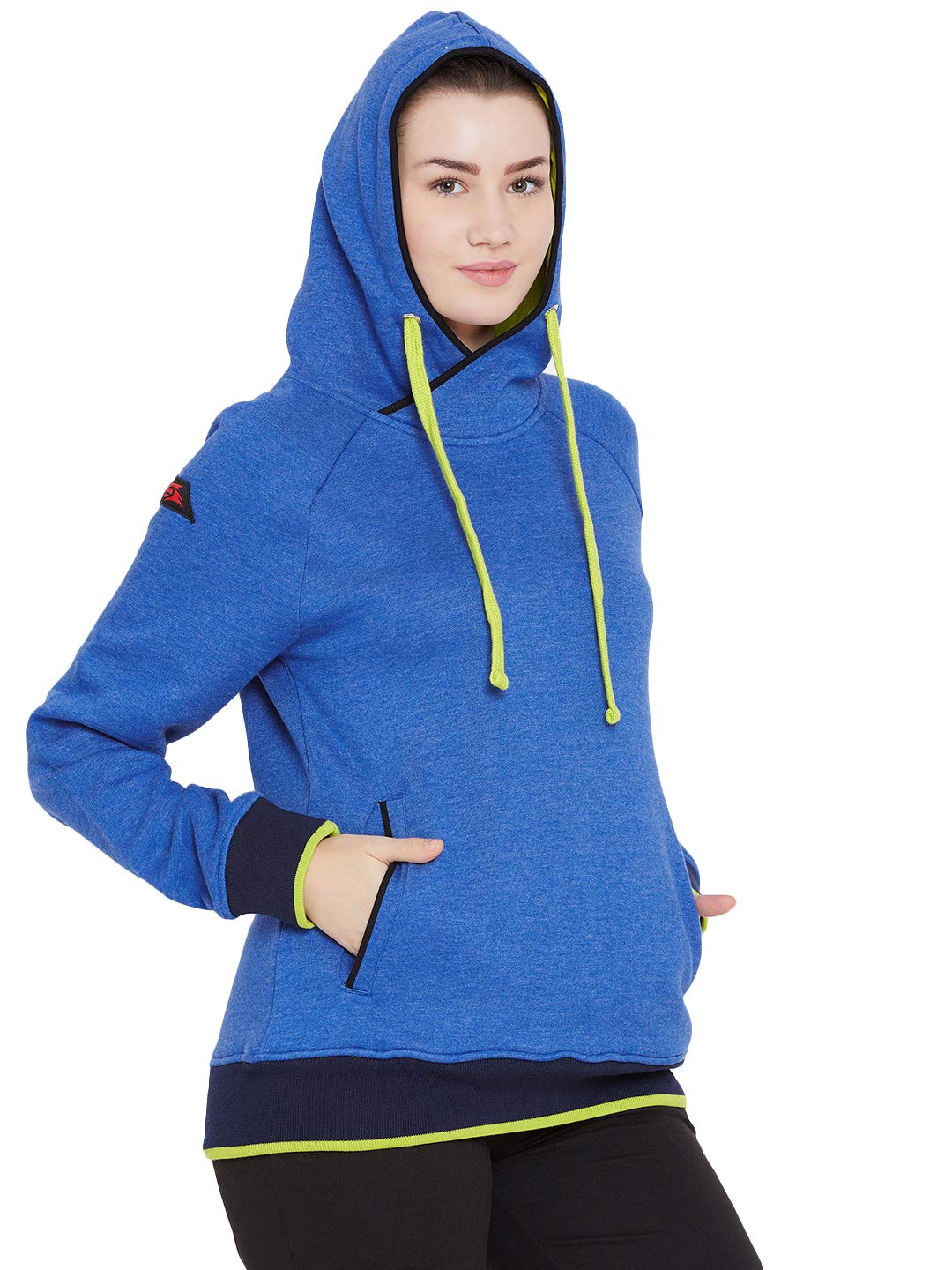 PERF Women's Grindle Hoodie Royal Blue Top