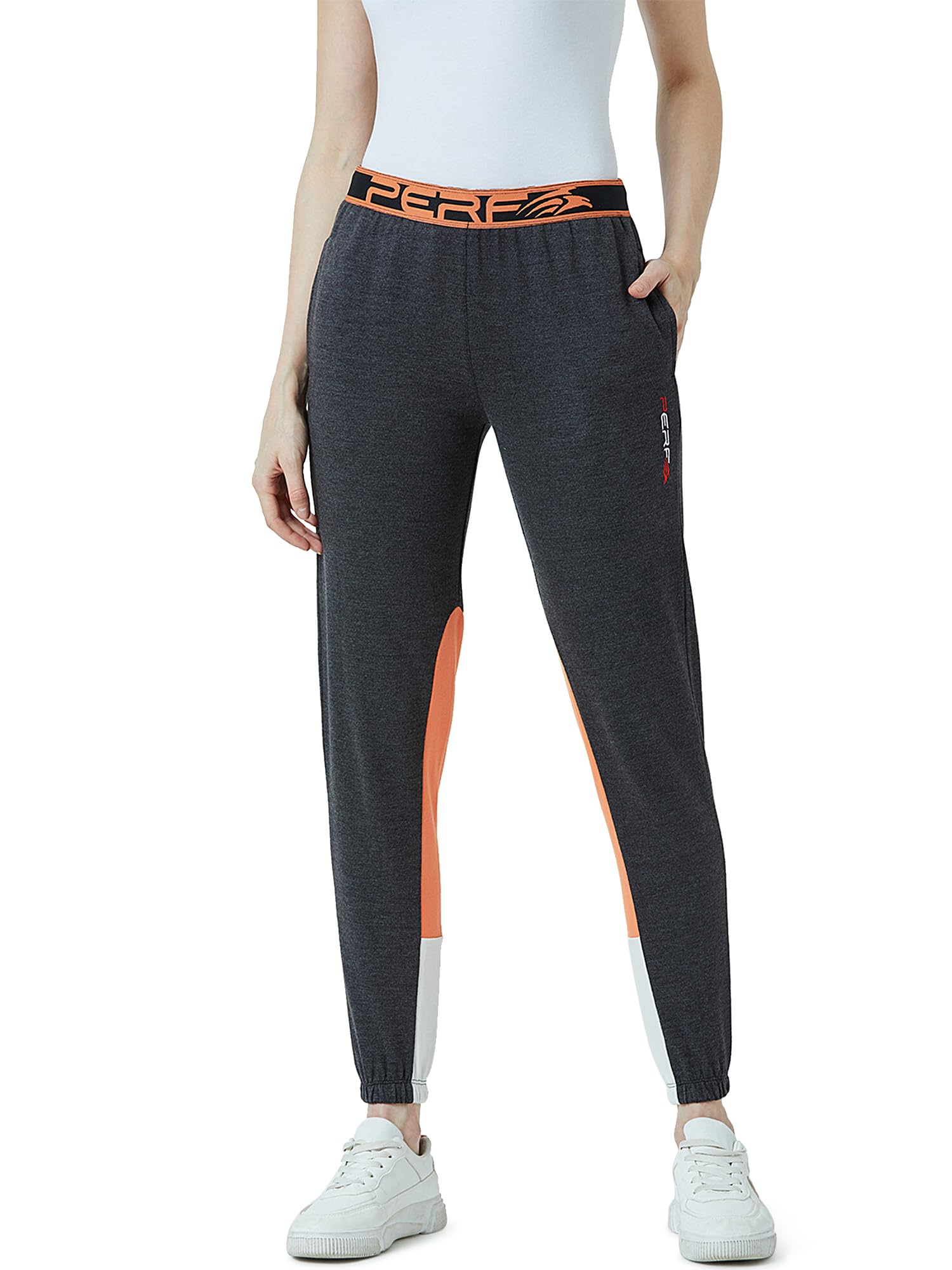 PERF Women's Cotton Track Pants, Regular Fit, Ankle Length, Pull On Closure, Casual wear, Outdoor Activity, Runnig Jogger