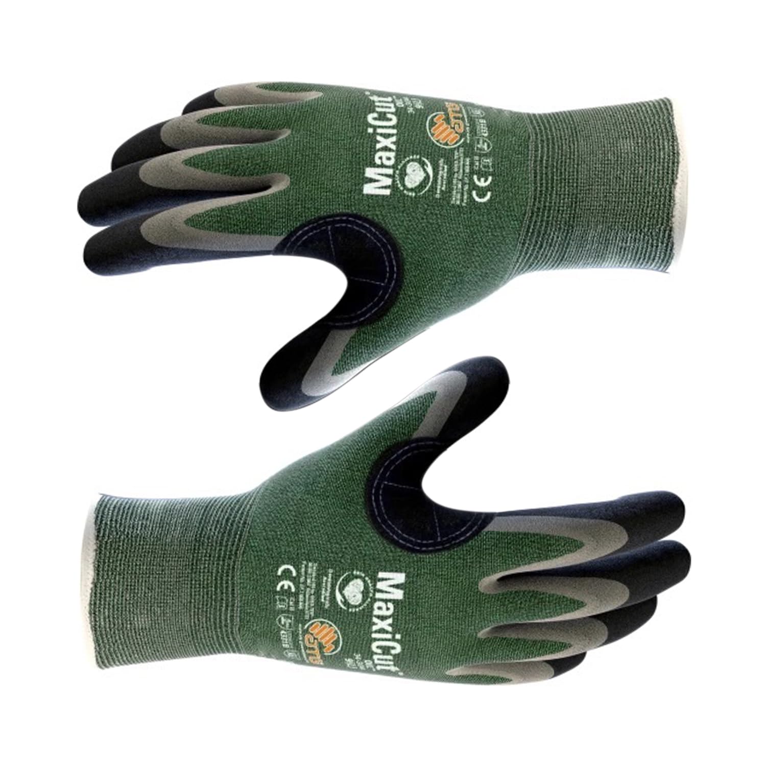 ATG MaxiCut® Oil™ 34-305 - 3/4 Coated Cut Protection Gloves for Oily and Wet Environments, 25 cm Length -12 PAIR PER BOX