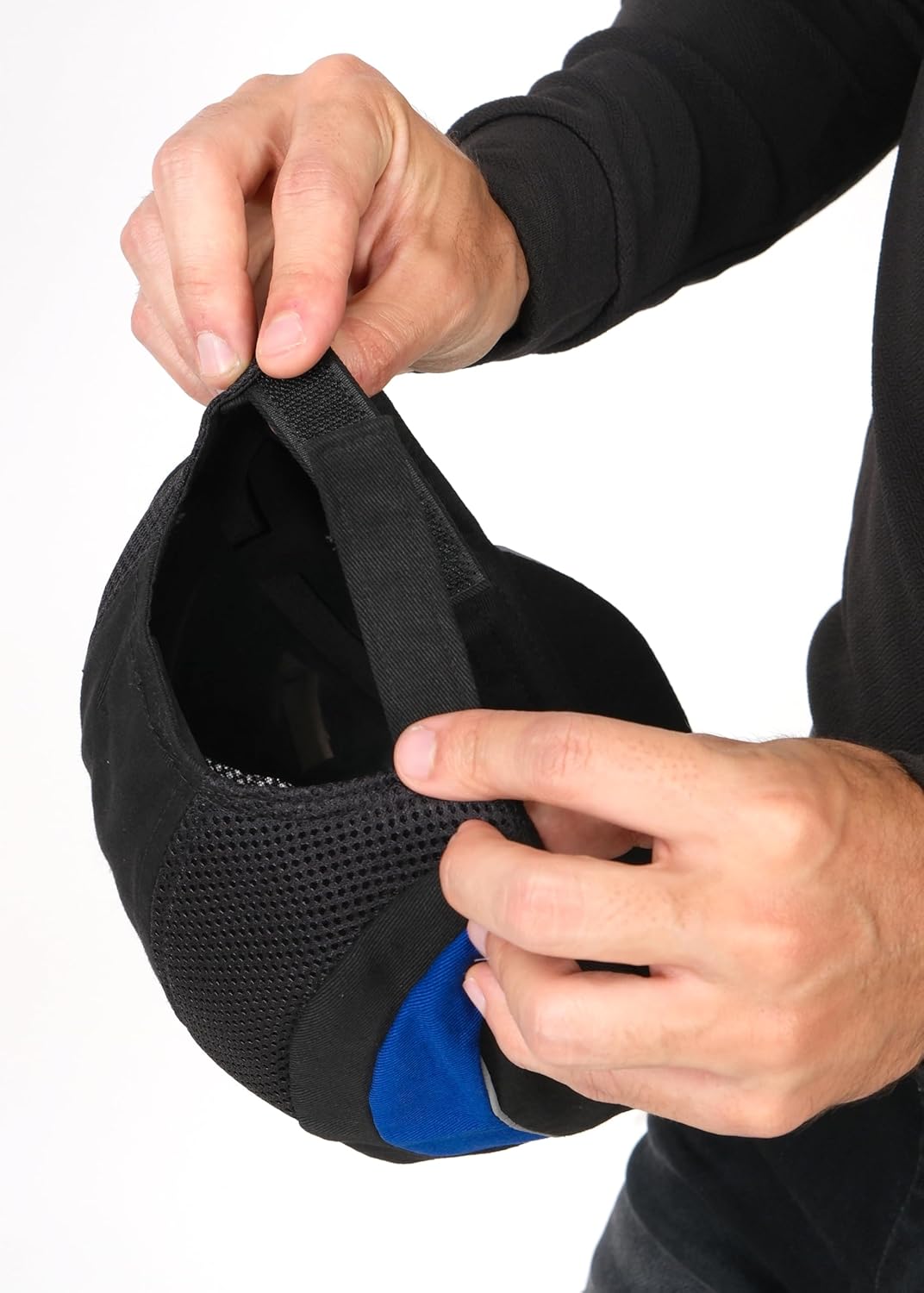 PERF Unisex Safety Bump Cap Short Peak Black Blue | CE Certified