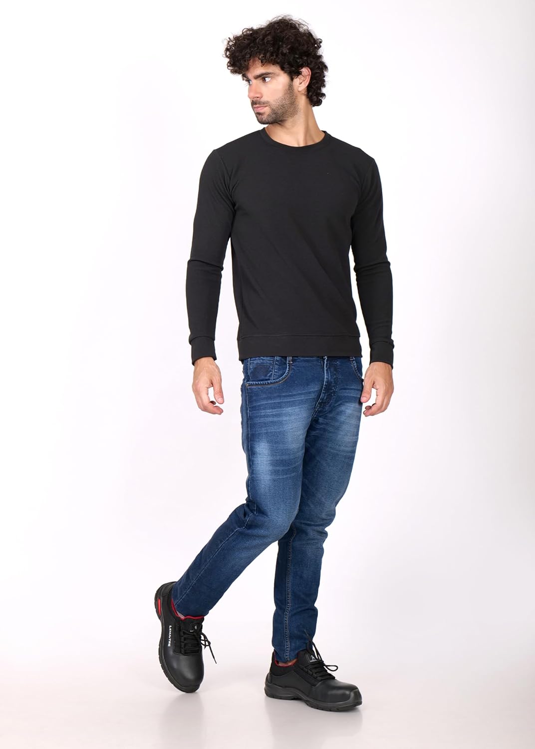 PERF Lemaitre Ace Water-Repellent Leather Safety Shoes for Men | Fiber Glass Toe Cap | Oil Resistant Sole | PU Footbed for All-Day Comfort