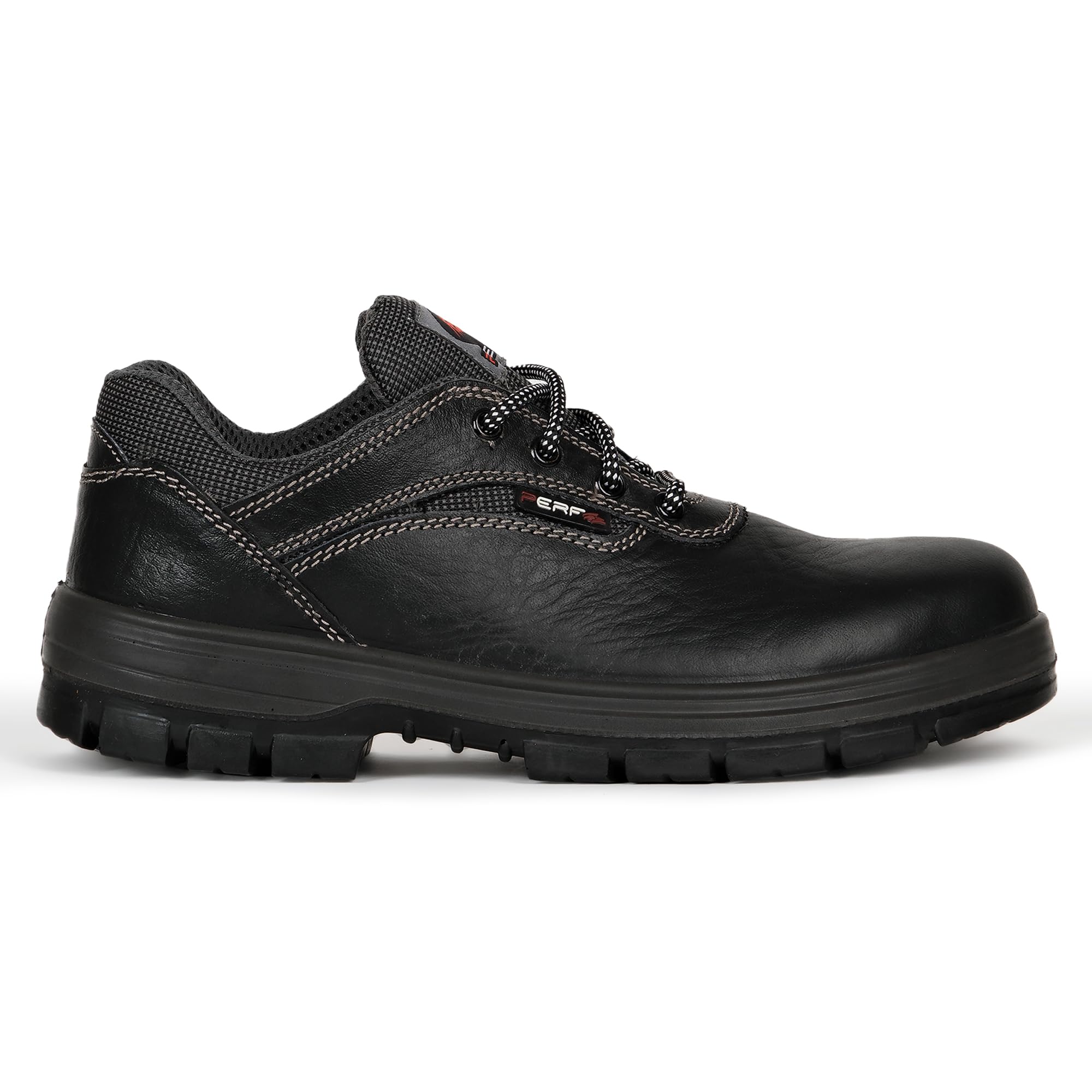 PERF Spike Low Ankle Safety Shoes - Lightweight Work Footwear with Steel Toe Cap, Anti-Slip Sole, and Breathable Lining for Construction & Industrial Use