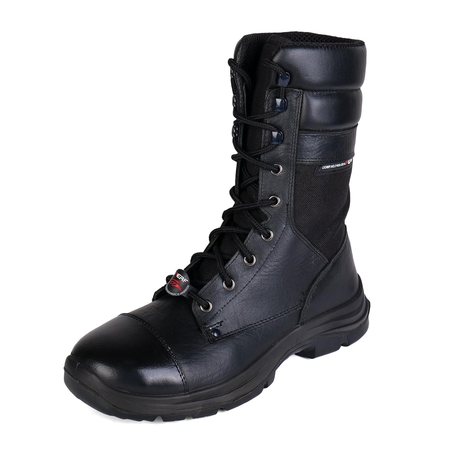 PERF TROOPER HIGH ANKLE PERFORMANCE BOOT - Durable High-Performance Ankle Boots for Outdoor & Biker Use with Breathable Leather