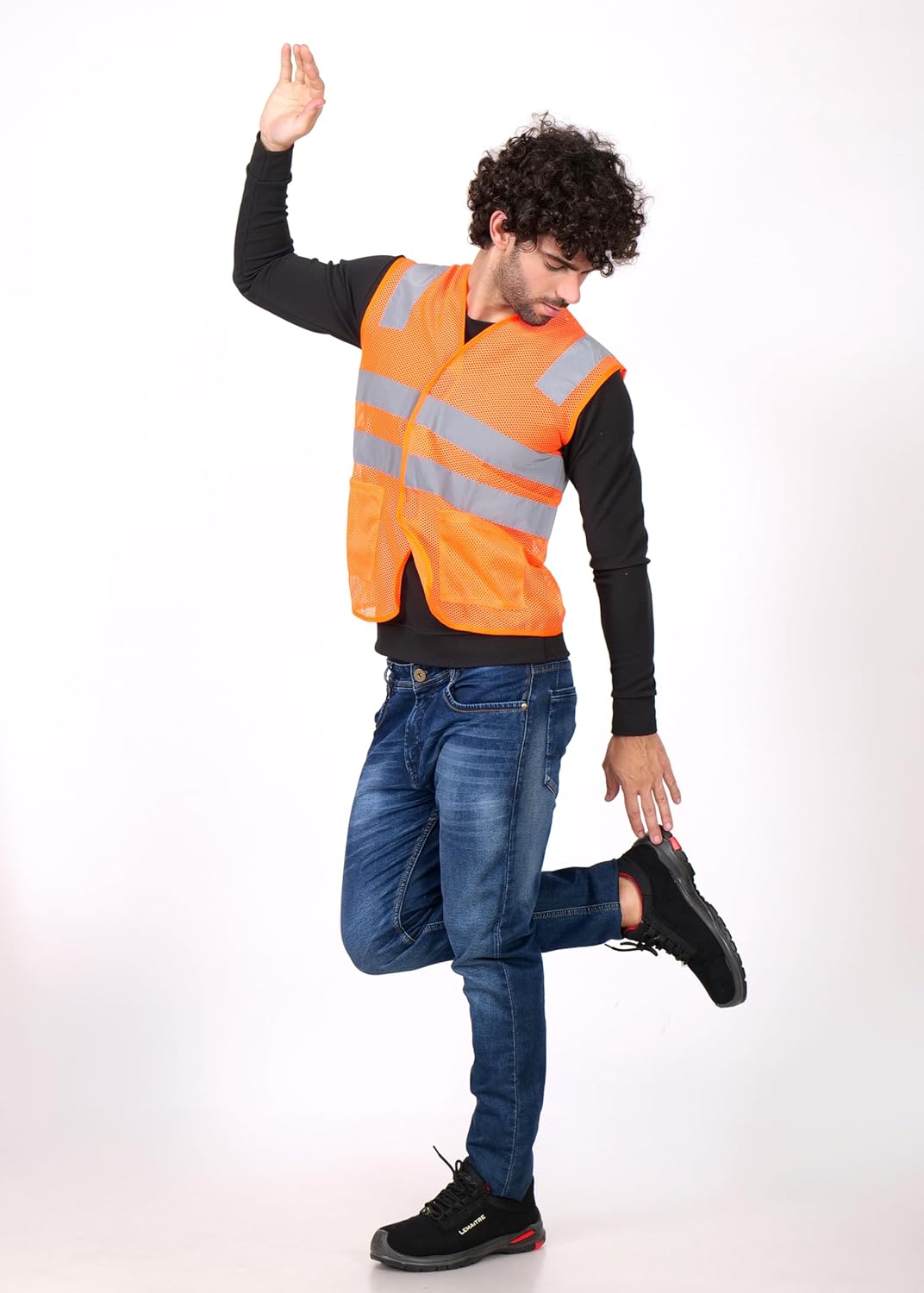 PERF Lemaitre Riley Low Ankle Performance Safety Shoes - Water-Repellent Microfiber, Antistatic Outdoor Shoes