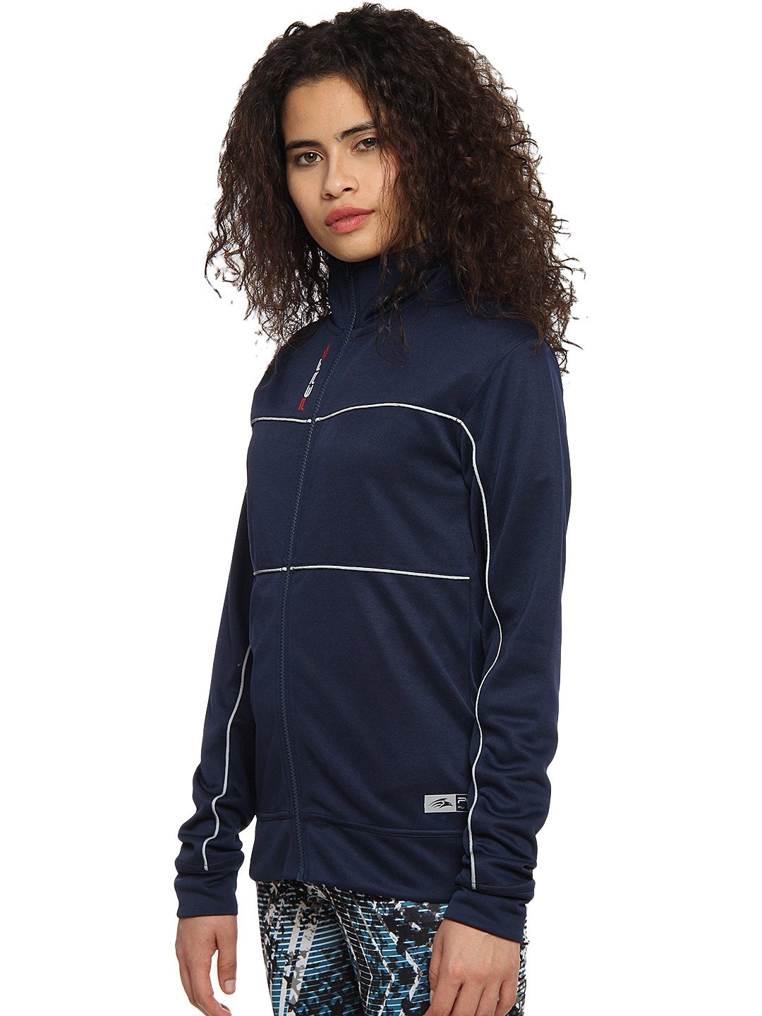 PERF Polyester Transfer Track Full Zipper for Women