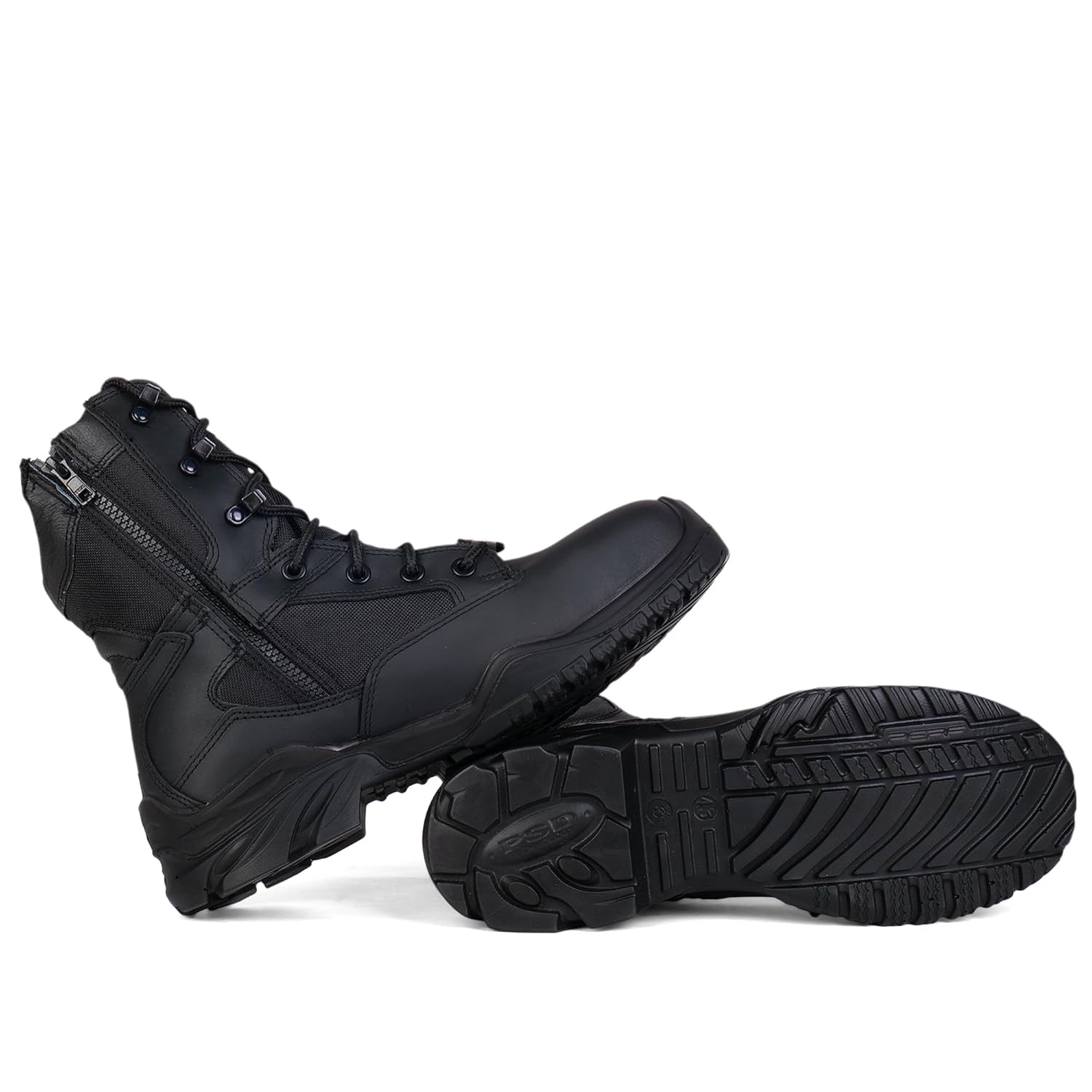 PERF Patrol Outdoor Boots - Full-Grain Leather, Water Repellent Zip, outdoor biker shoe, Hiking Shoes