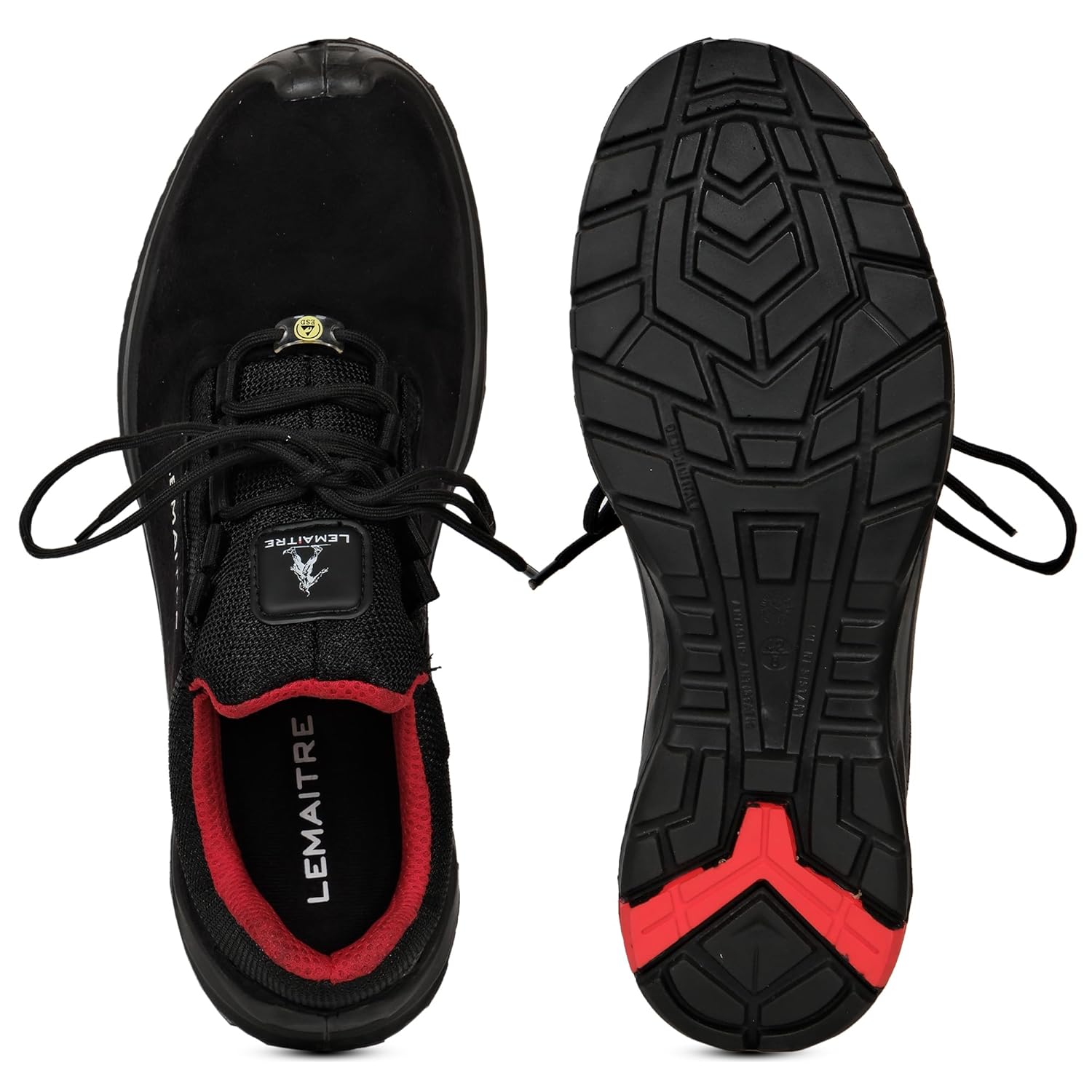 PERF Lemaitre Riley Low Ankle Performance Safety Shoes - Water-Repellent Microfiber, Antistatic Outdoor Shoes