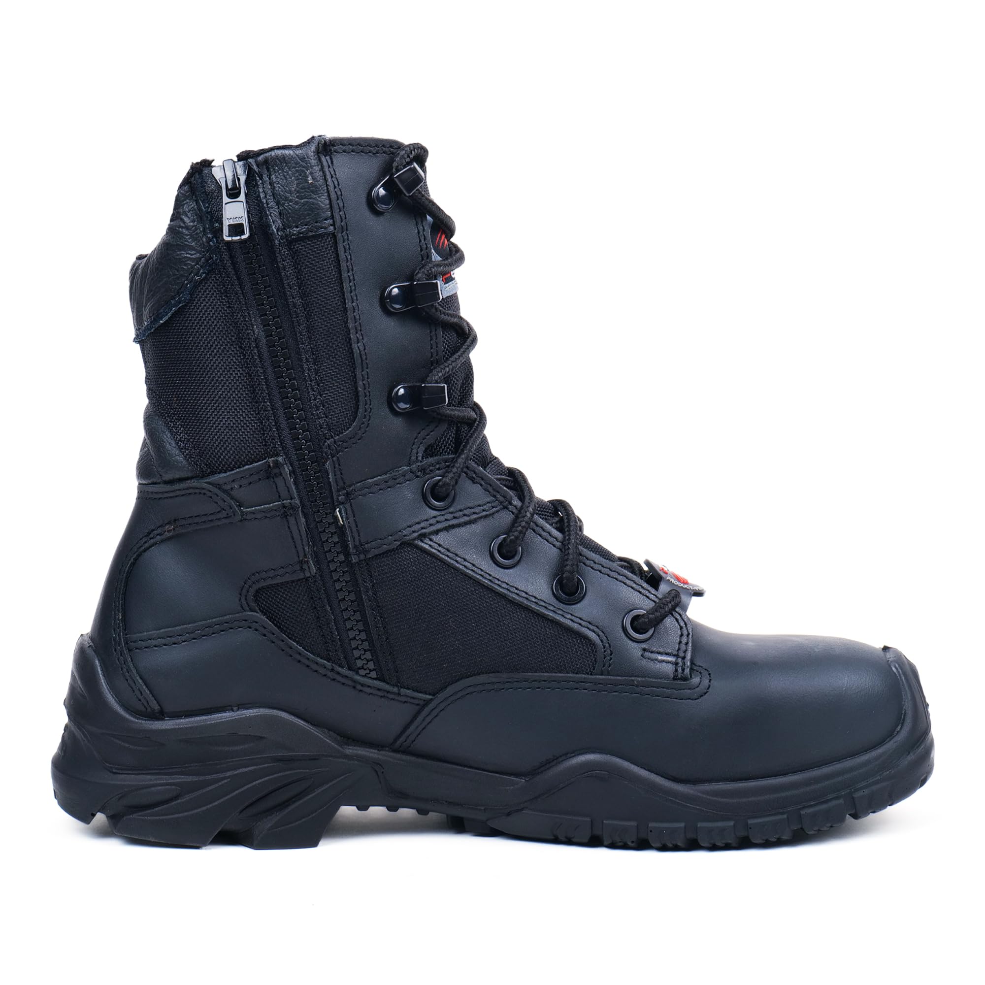 PERF Patrol Outdoor Boots - Full-Grain Leather, Water Repellent Zip, outdoor biker shoe, Hiking Shoes