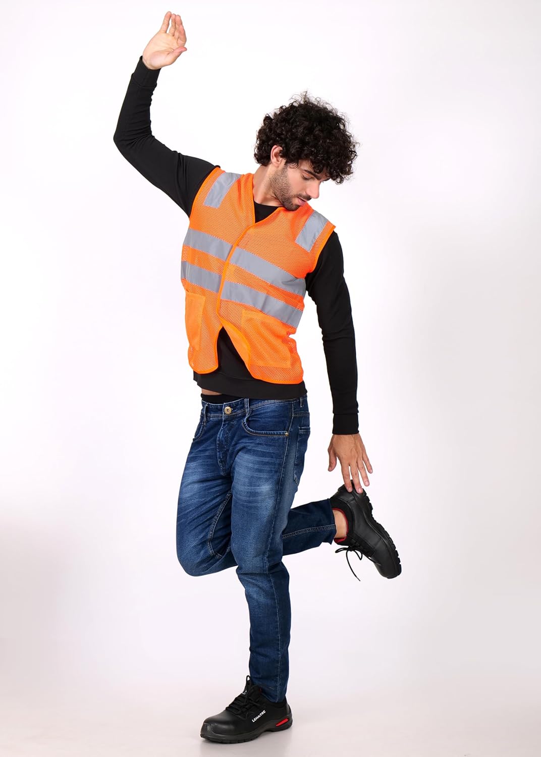 PERF Lemaitre Ace Water-Repellent Leather Safety Shoes for Men | Fiber Glass Toe Cap | Oil Resistant Sole | PU Footbed for All-Day Comfort