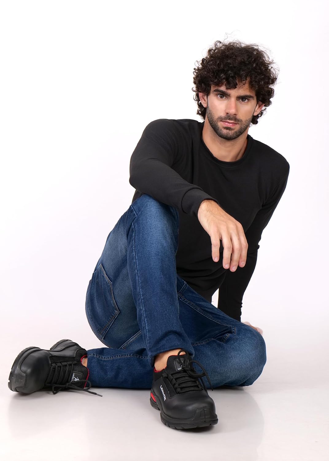 PERF Lemaitre Ace Water-Repellent Leather Safety Shoes for Men | Fiber Glass Toe Cap | Oil Resistant Sole | PU Footbed for All-Day Comfort