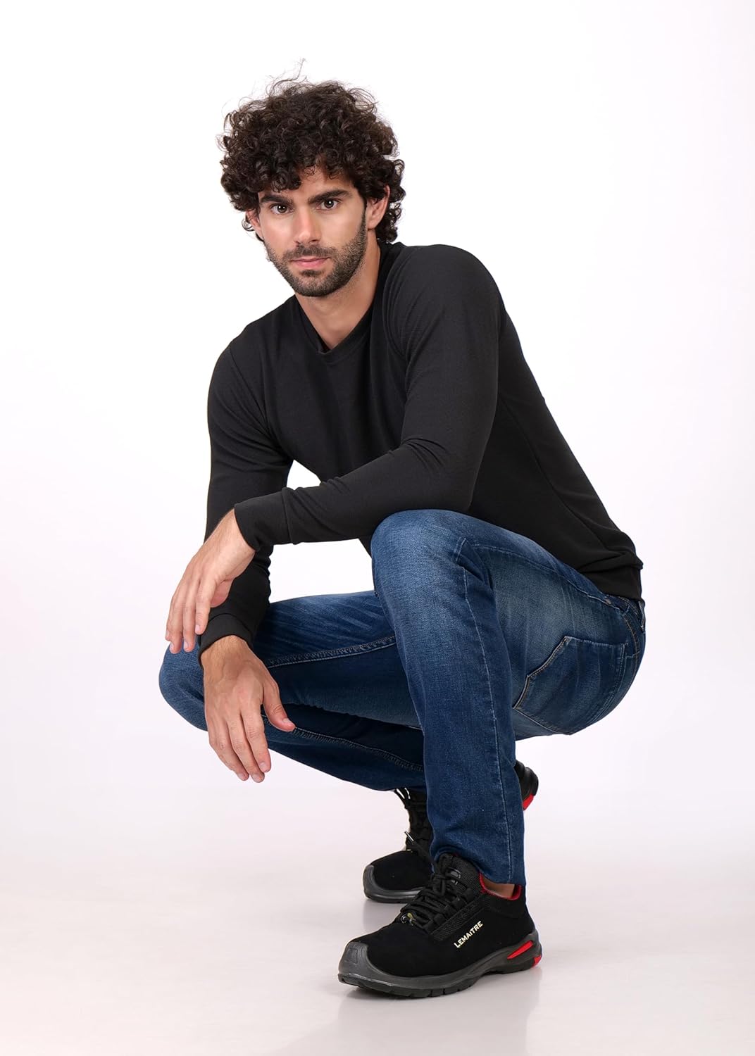 PERF Lemaitre Riley Low Ankle Performance Safety Shoes - Water-Repellent Microfiber, Antistatic Outdoor Shoes